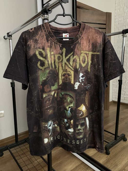 Vintage 2010 Slipknot (Sic)Nesses Vintage Band Rock T-Shirt Tee