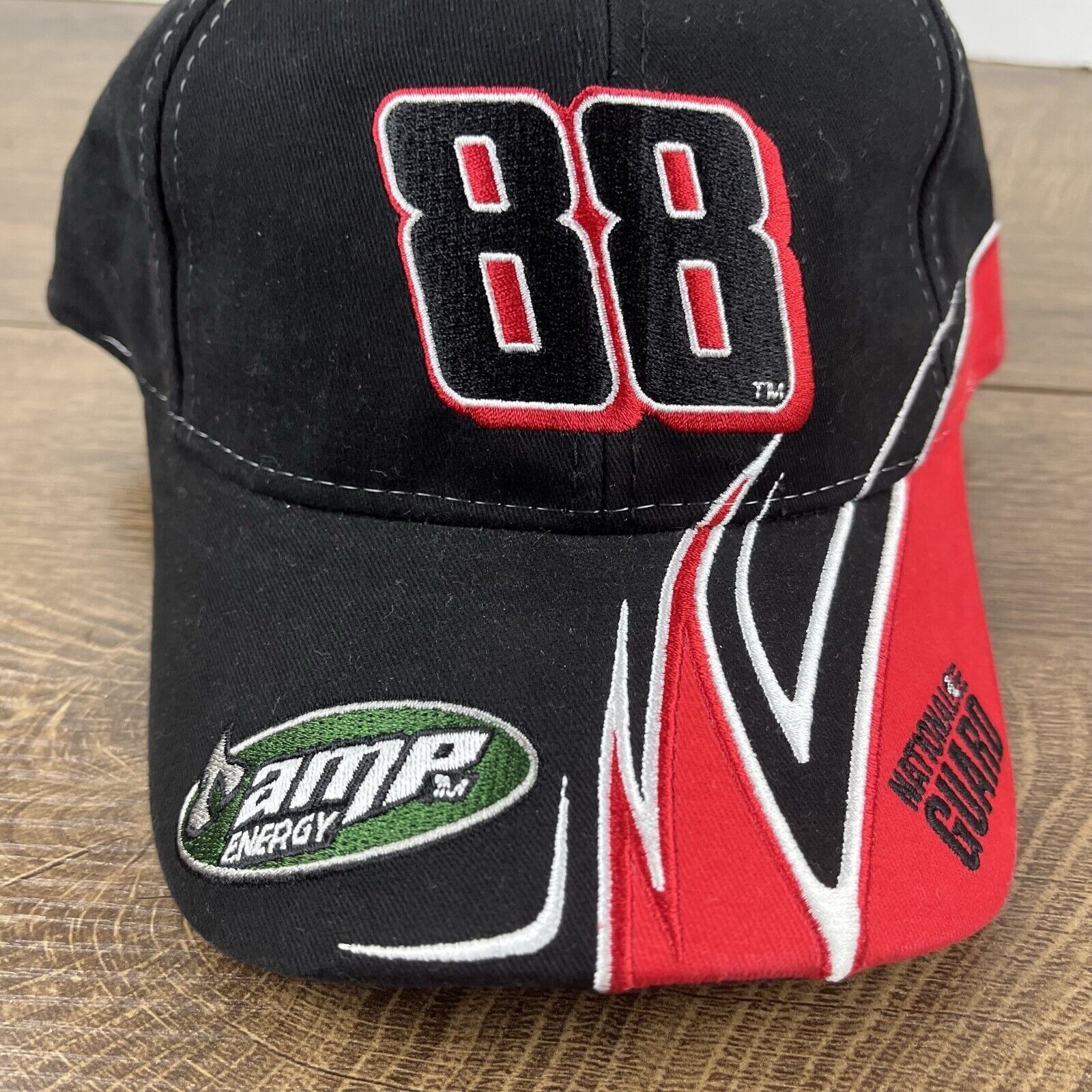 Other Dale Earnhardt JR 88 Hat NASCAR Hat Black Hat Adjustable Bla Size ONE SIZE - 7 Thumbnail