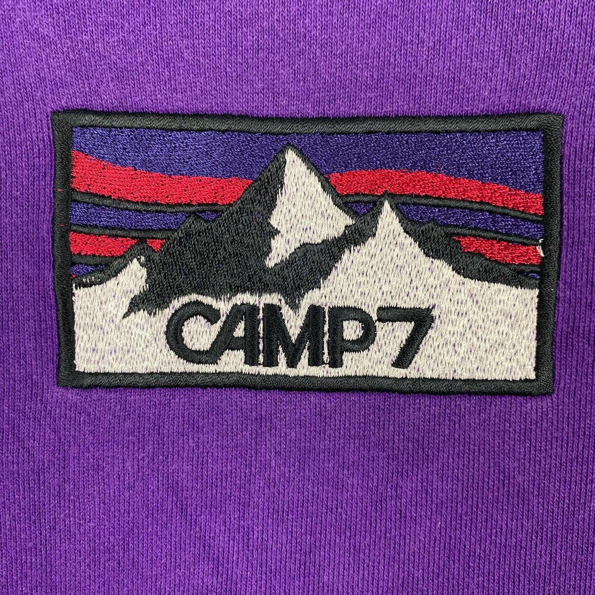 Designer × Vintage Vintage Camp7 Crewneck Sweatshirt Purple Size M / US 6-8 / IT 42-44 - 5 Thumbnail