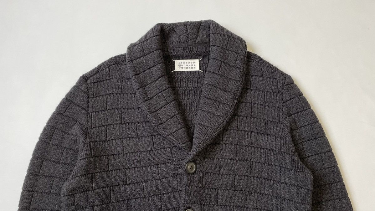 Maison Margiela A/W 08 ‘Shawl Collar’ Grey Wool Cardigan Size US XL / EU 56 / 4 - 2 Thumbnail