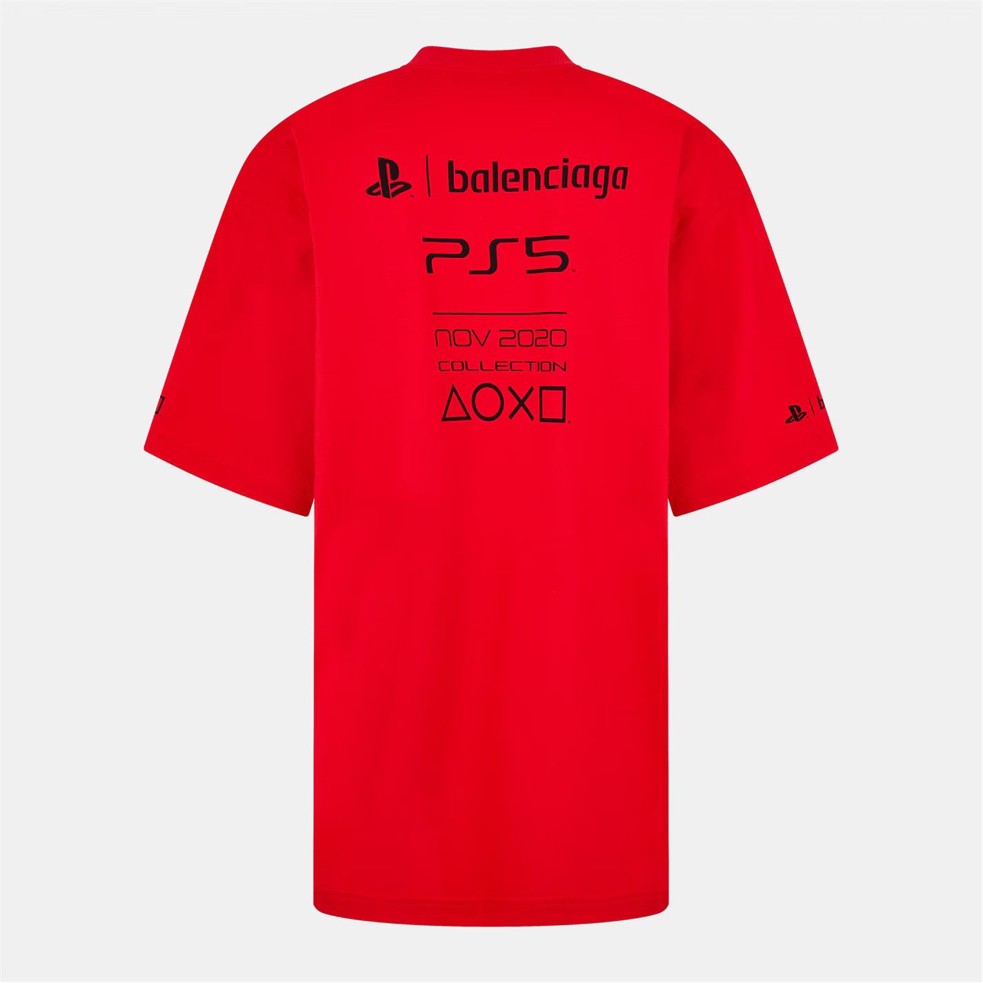 Balenciaga o1g2r1mq0226 T-Shirt In Red Size US M / EU 48-50 / 2 - 2 Thumbnail