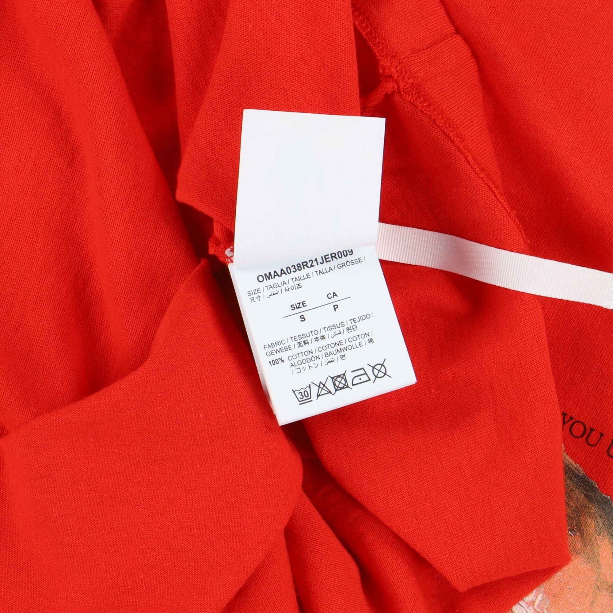 Off-White Red Pascal Hand Gun Logo Oversized T-Shirt Size US S / EU 44-46 / 1 - 6 Thumbnail