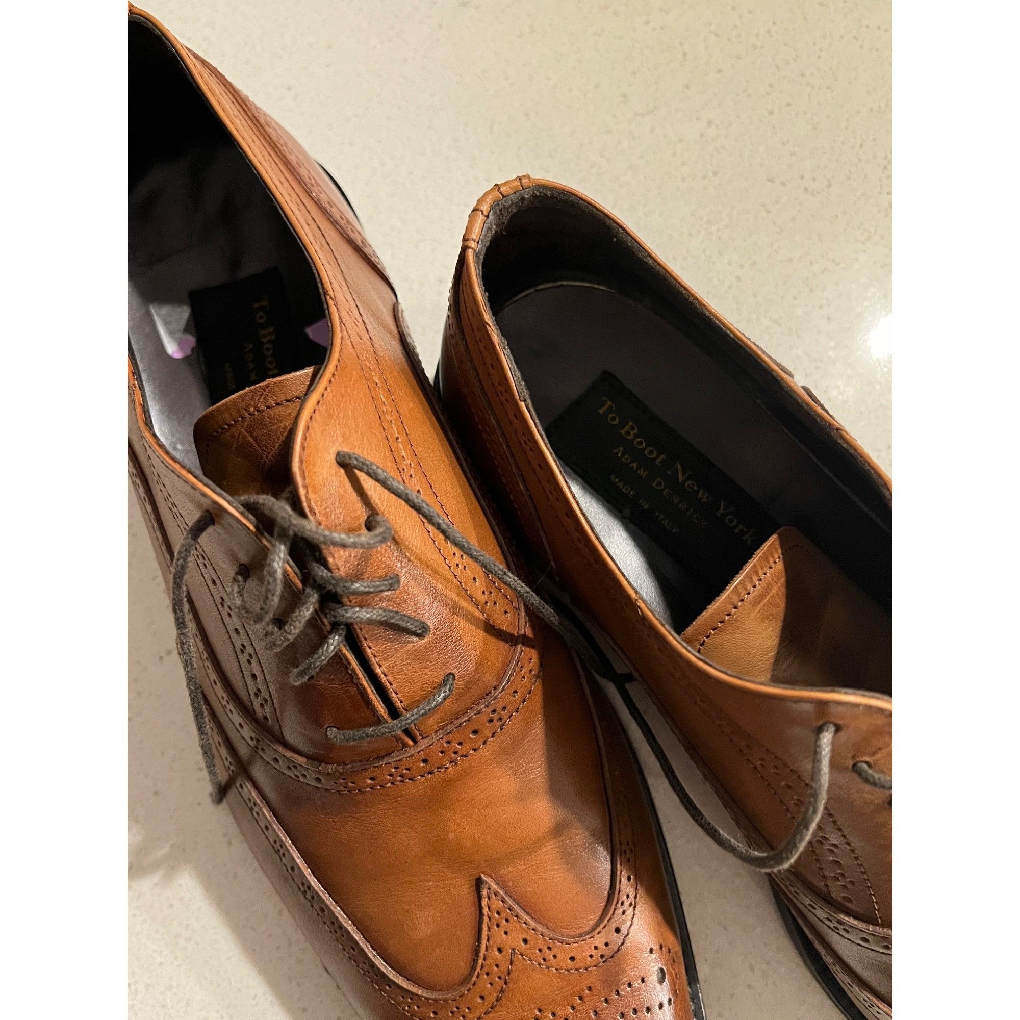 Other To Boot New York Men's Brown Cap Toe Oxford - Size 13 Size US 13 / EU 46 - 5 Thumbnail