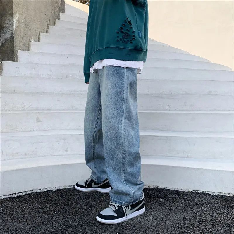 Japanese Brand × Jean Retro loose casual wide leg jeans Size US 30 / EU 46 - 5 Thumbnail