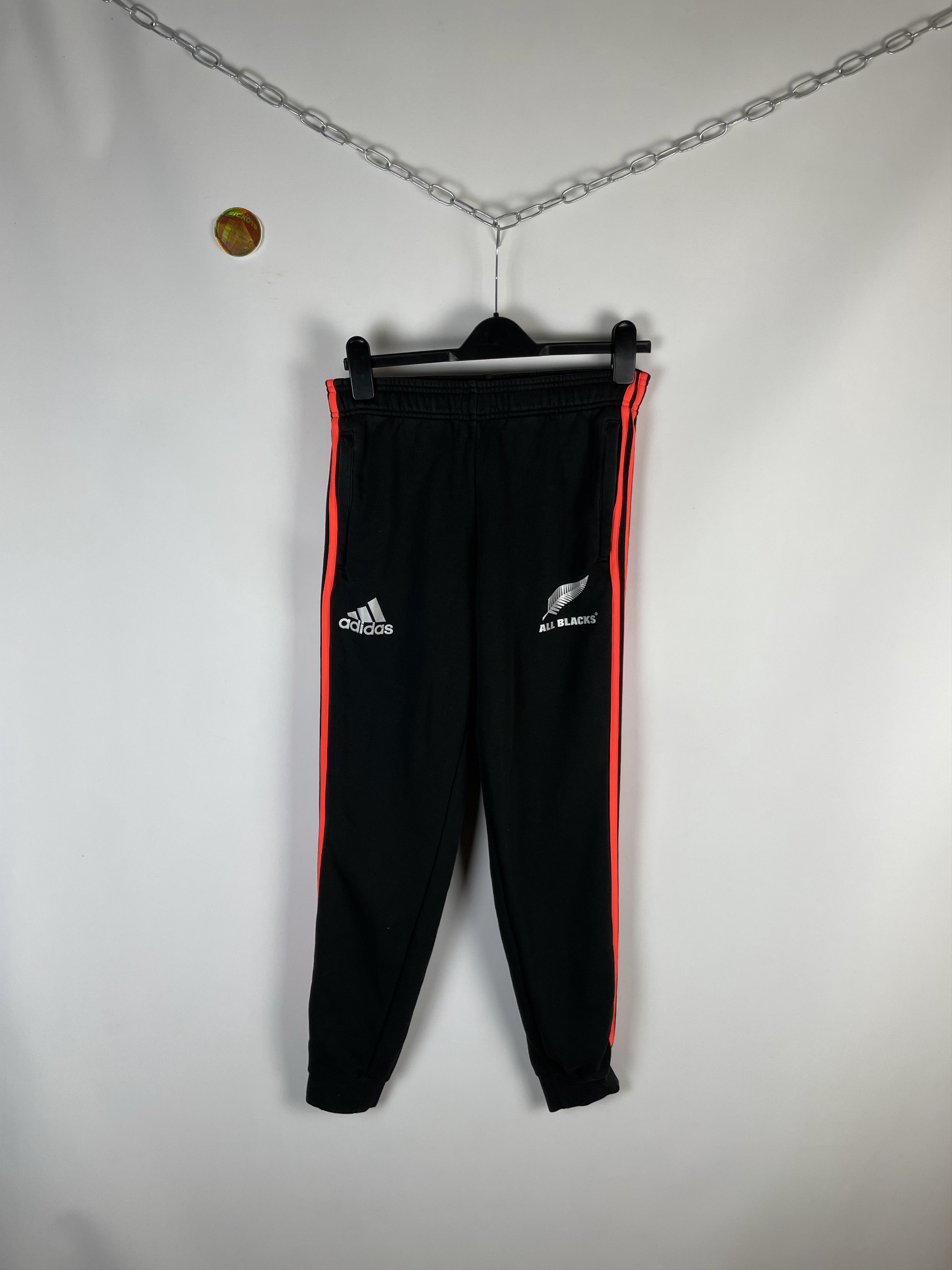Adidas × Vintage ALL BLACKS RUGBY New Zealand Soccer pants ADIDAS Size US 30 / EU 46 - 1 Thumbnail