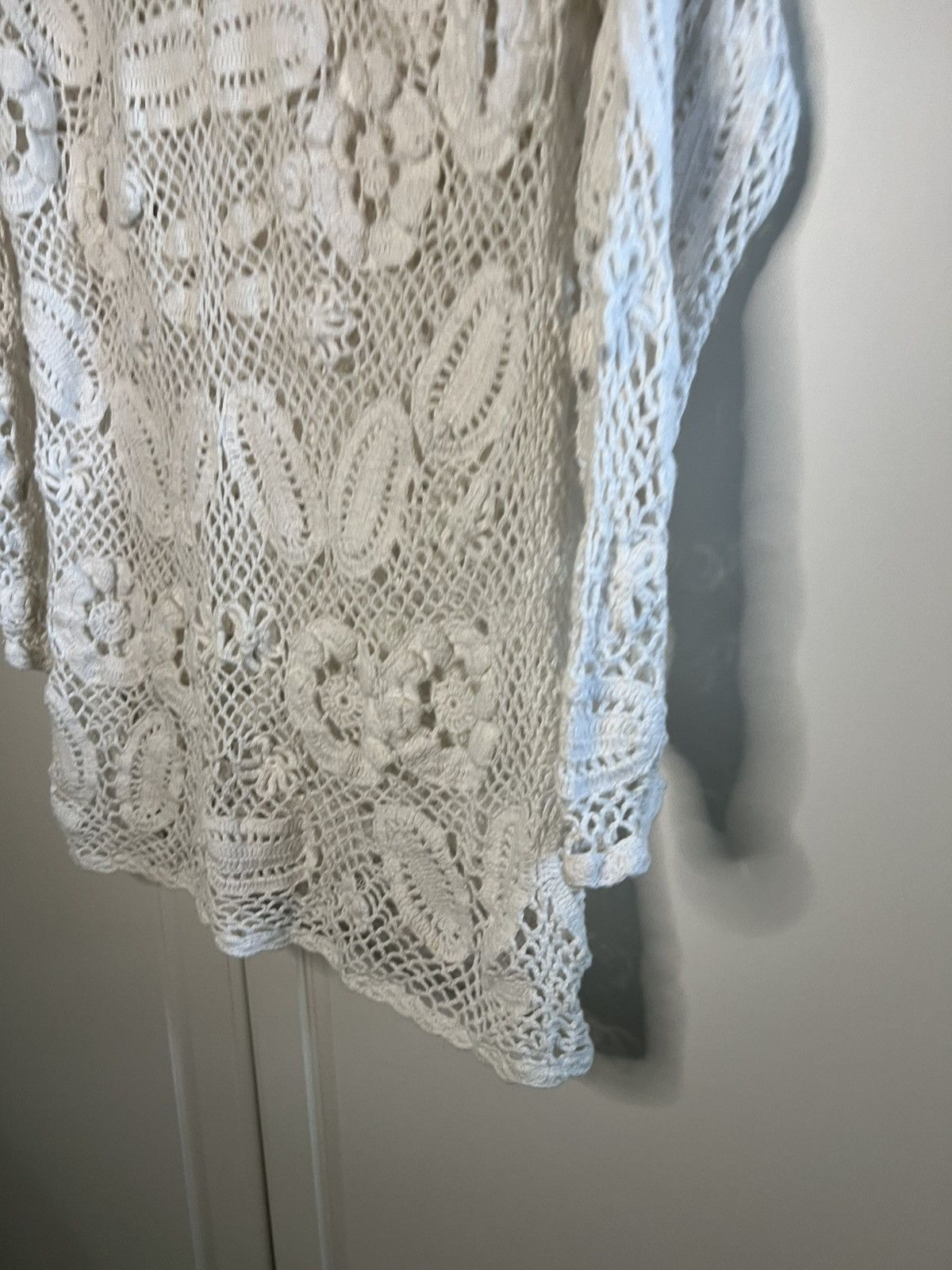 Vintage Vintage Hand Knit Crochet cottage core Sweater Size M / US 6-8 / IT 42-44 - 6 Thumbnail