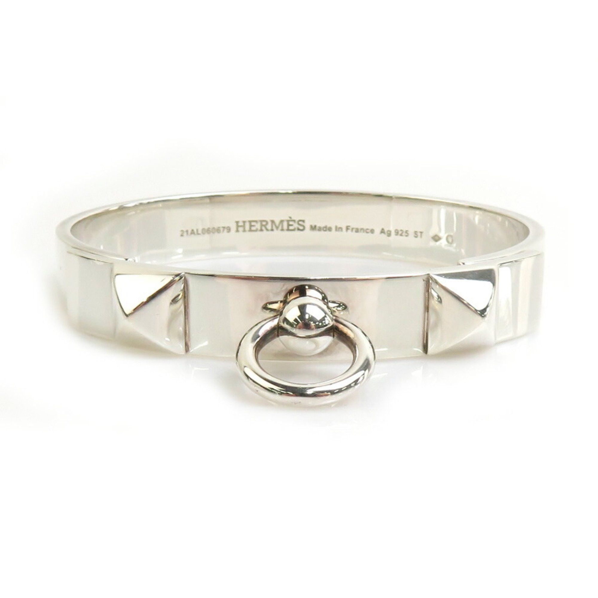 Hermes Hermes Bracelet Bangle Collier de Chien PM Silver 925 Women's 90123a Size ONE SIZE - 1 Thumbnail