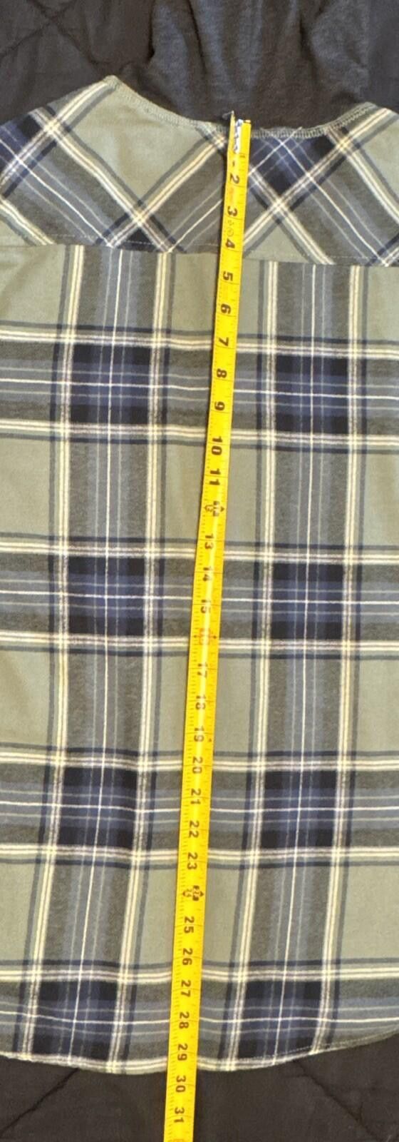 UNIONBAY Men’s M Union Bay Light Plaid Hooded Button Down (644) Size US S / EU 44-46 / 1 - 7 Thumbnail