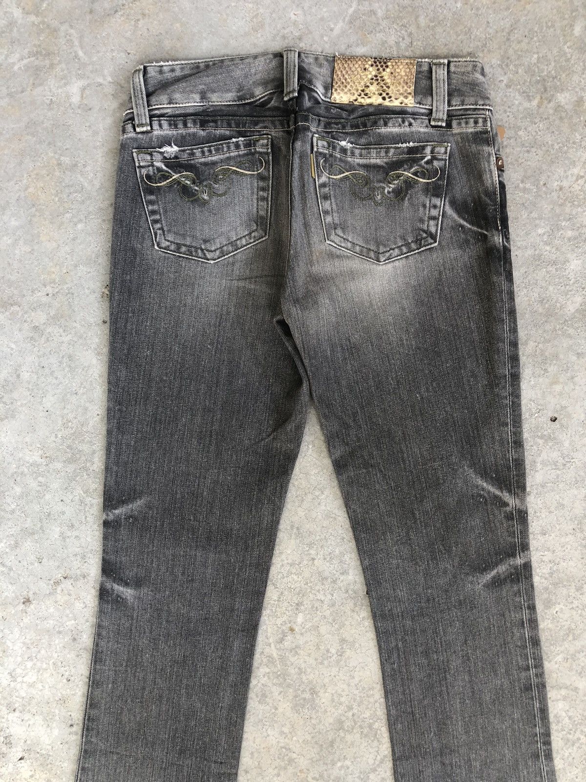If Six Was Nine Japanese Kari Ang Flared Jeans Distressed Jeans Size US 30 / EU 46 - 8 Thumbnail