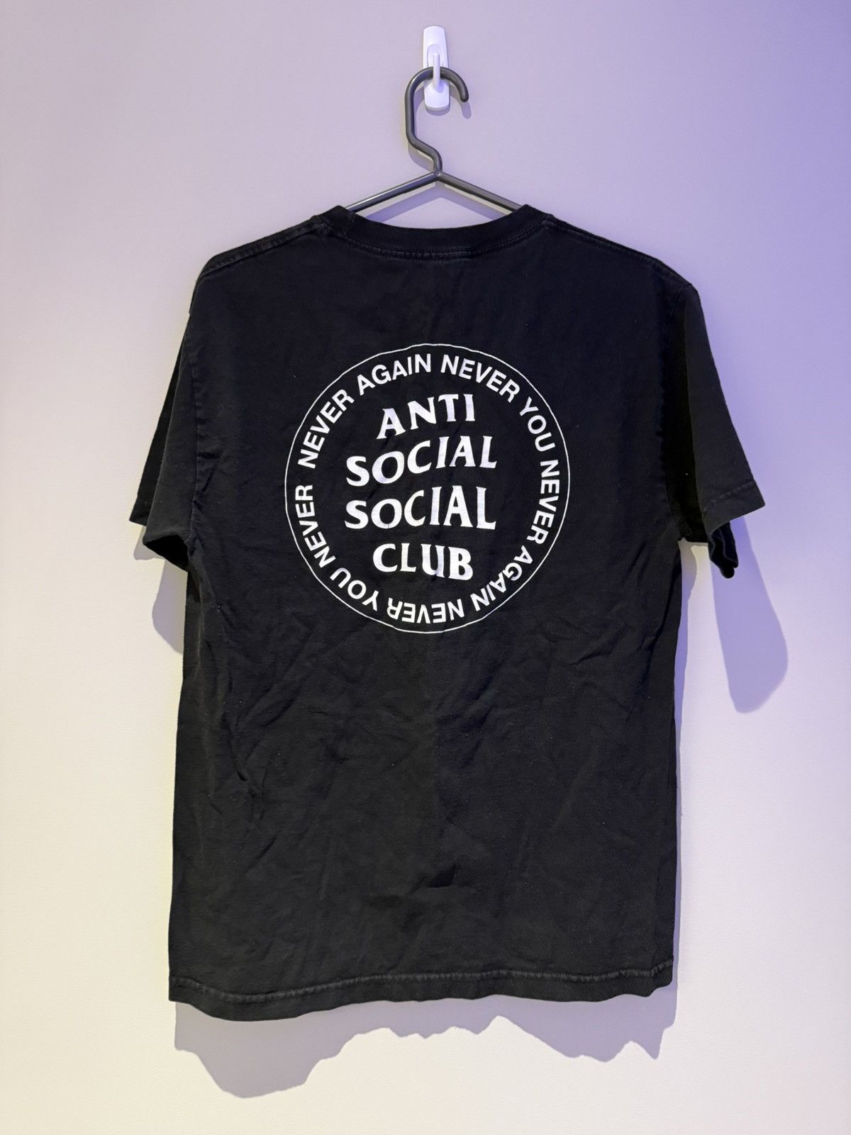 Anti Social Social Club Anti Social Social Club Never Again Tee Size US M / EU 48-50 / 2 - 2 Thumbnail