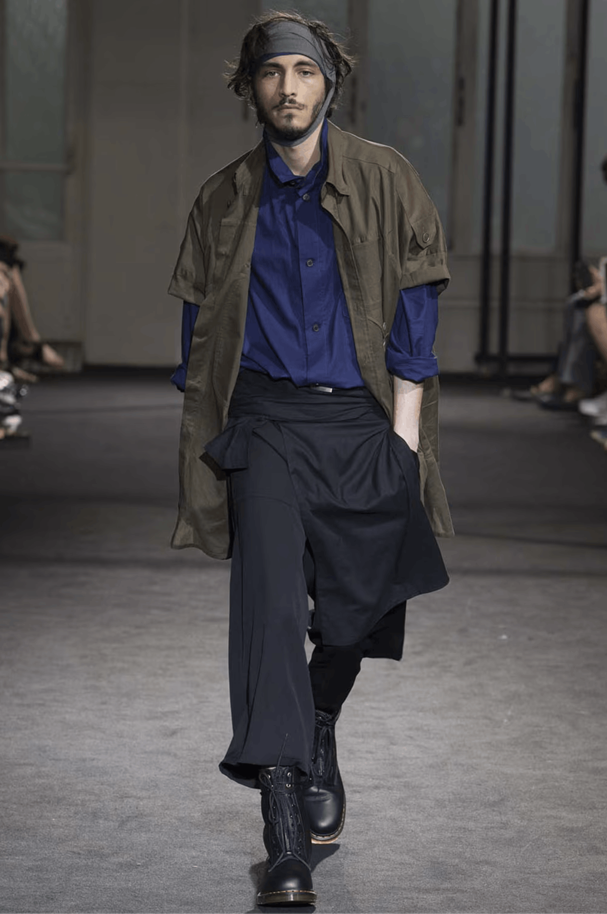 Yohji Yamamoto Yohji Yamamoto Pour Homme - W/GABARDINE Waist Wrap Pants Size US 30 / EU 46 - 6 Thumbnail
