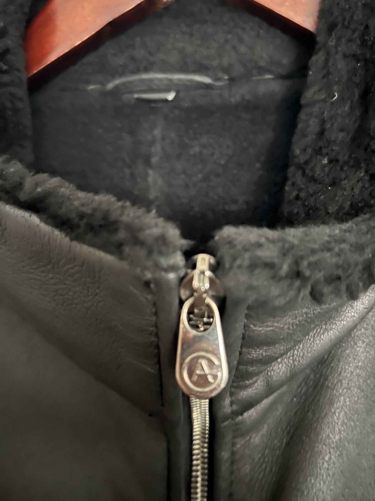 Armani Collezioni Armani Collezioni sheepskin leather jacket Size US XL / EU 56 / 4 - 2 Thumbnail