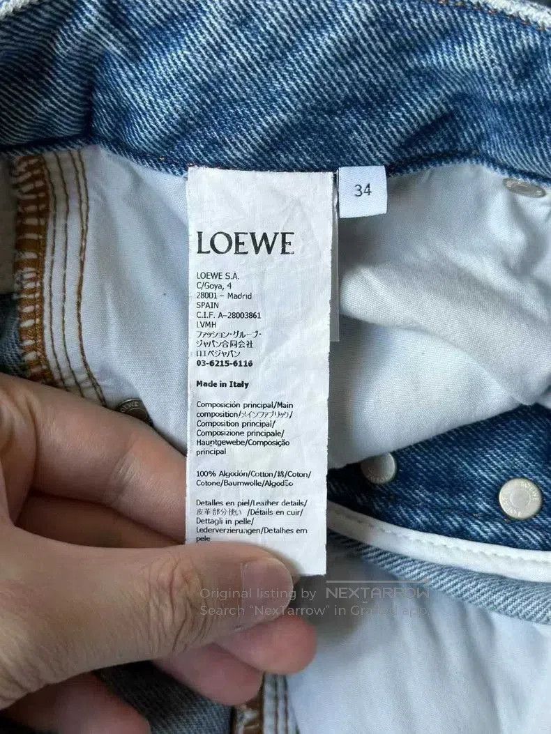 Loewe Loewe Denim Jeans with Logo. Size US 34 / EU 50 - 4 Thumbnail