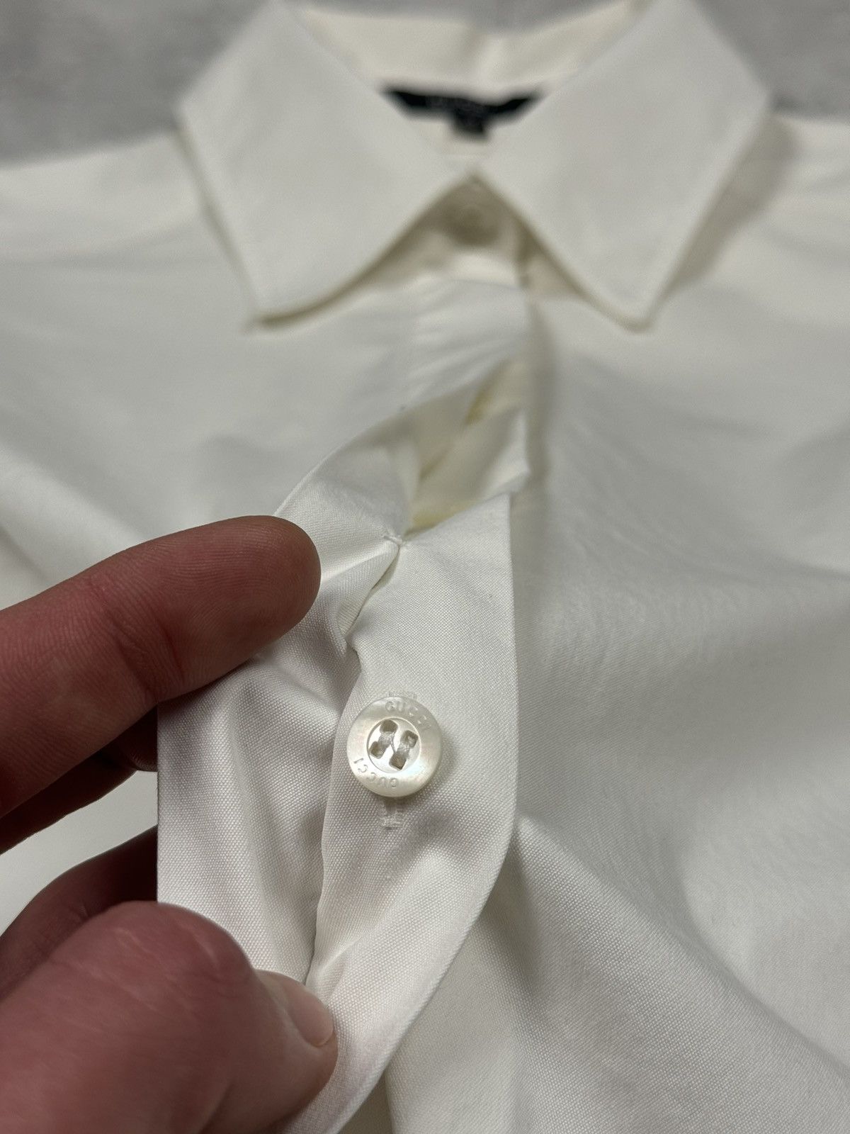 Gucci Rare Gucci Lace-Up White Shirt Size 40 Size S / US 4 / IT 40 - 19 Thumbnail
