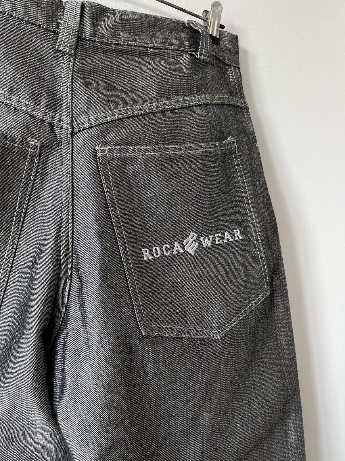 Rocawear Crazy Vintage Y2k ROCAWEAR Metalic Hip Hop 90's Pants Jeans Size US 30 / EU 46 - 2 Thumbnail