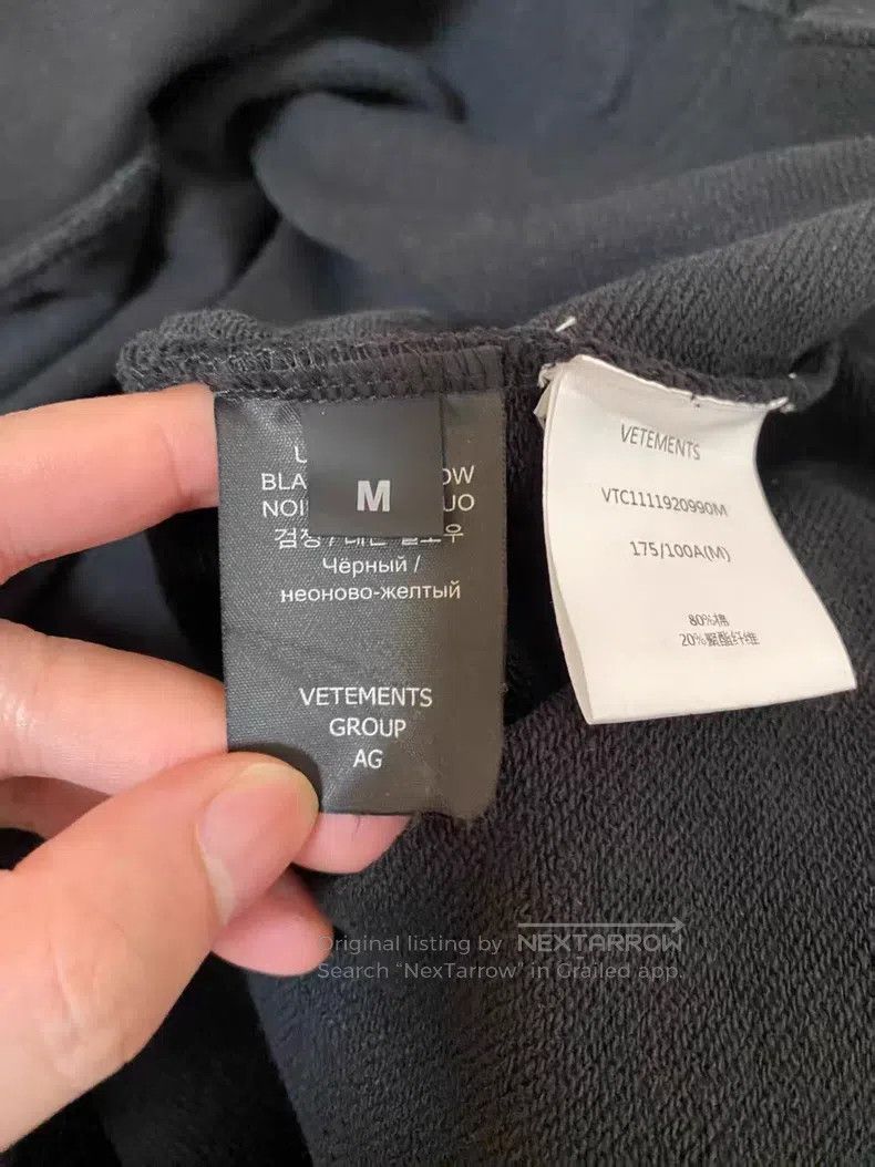 Vetements VETEMENTS Printed Hoodie with Hood Size US M / EU 48-50 / 2 - 4 Thumbnail