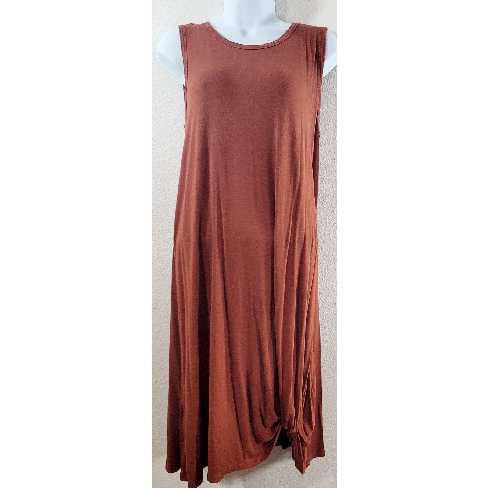 Other Philosophy Burnt Orange Twisted Hem Midi Dress Medium Size M / US 6-8 / IT 42-44 - 1 Thumbnail