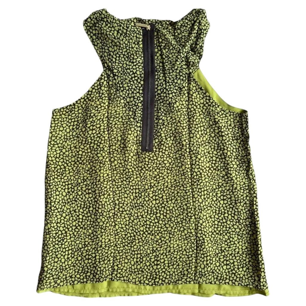 Michael Kors Michael Kors Green Printed Sleeveless Top, US2 Size XS / US 0-2 / IT 36-38 - 2 Thumbnail