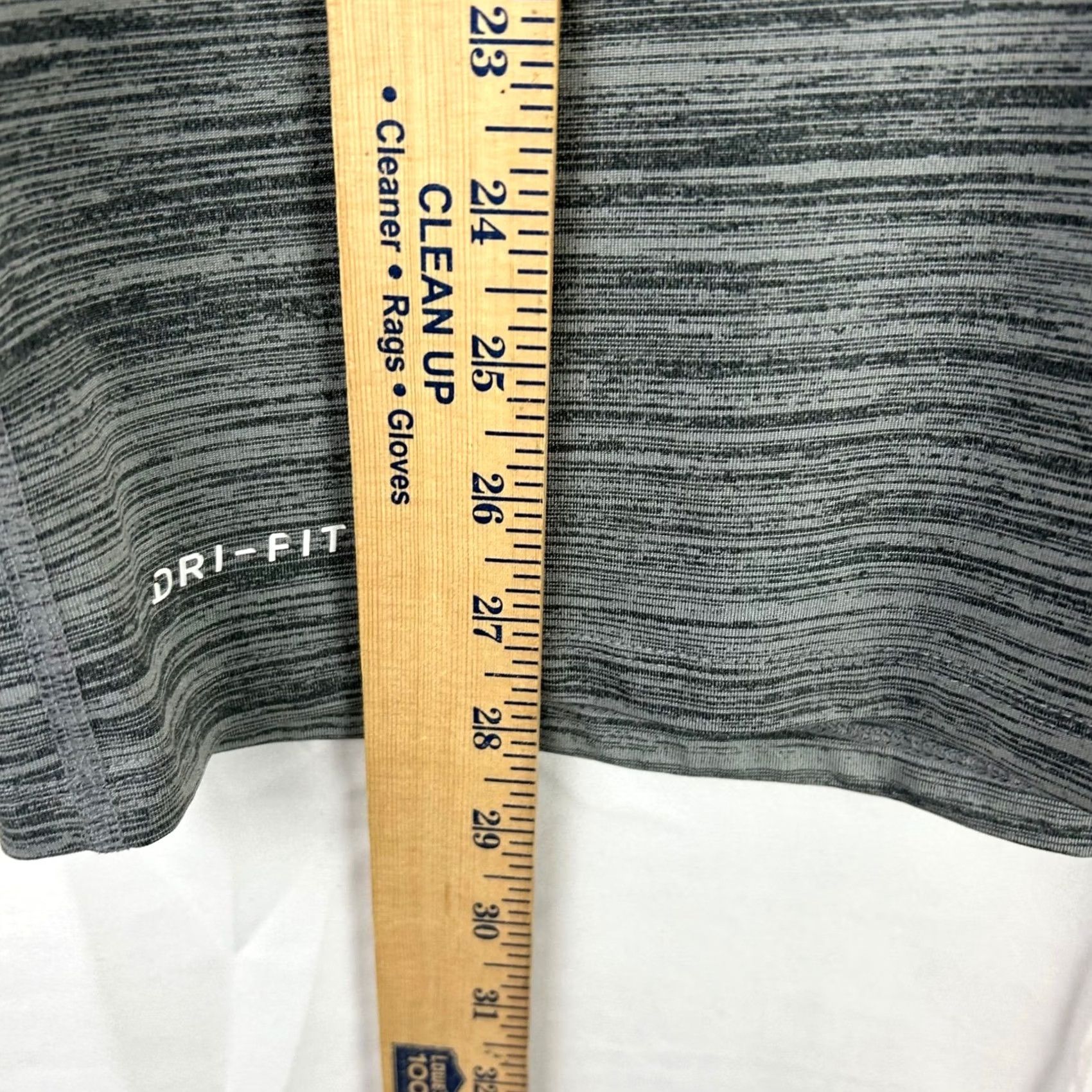 Nike Nike MLB Training Shirt Mens Small Raglan 3/4 Sleeve Dri-FIT AA8260-010 Gray Black Space Dye Graphic Print S Size US S / EU 44-46 / 1 - 4 Thumbnail