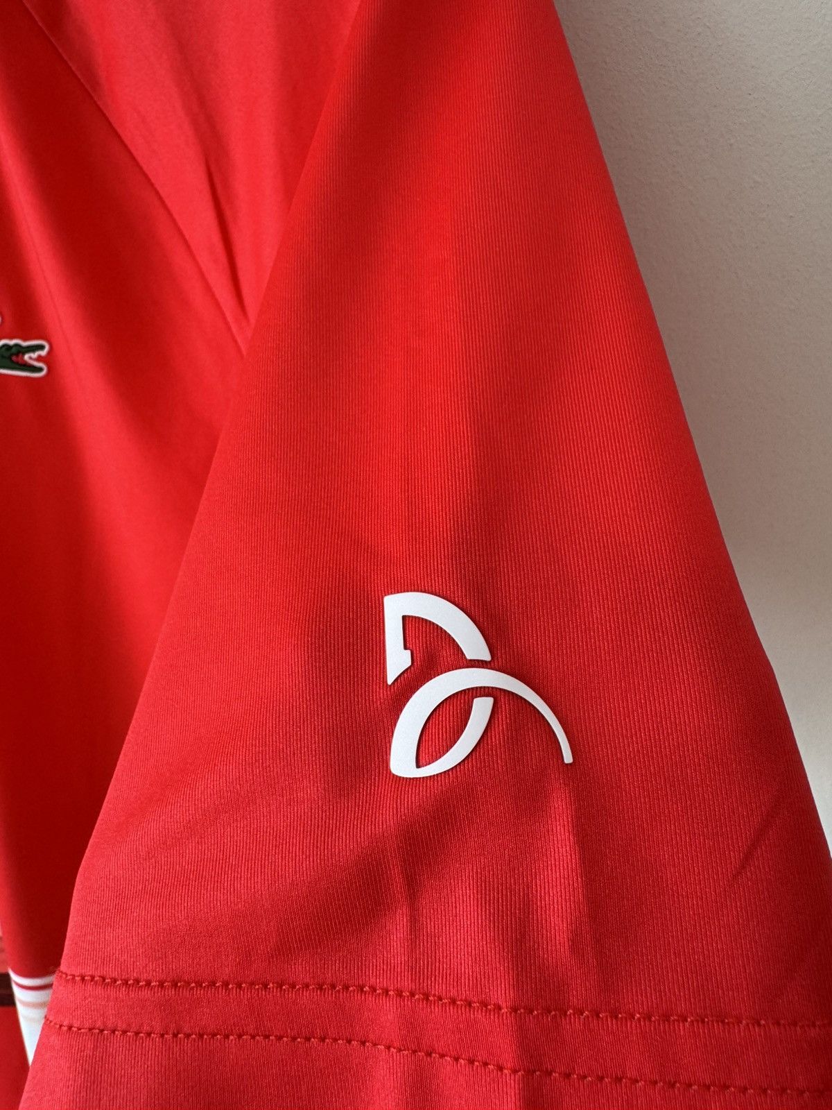 Lacoste Lacoste Sport Novak Djokovic Polo T-shirt Red Jersey Size US M / EU 48-50 / 2 - 9 Thumbnail
