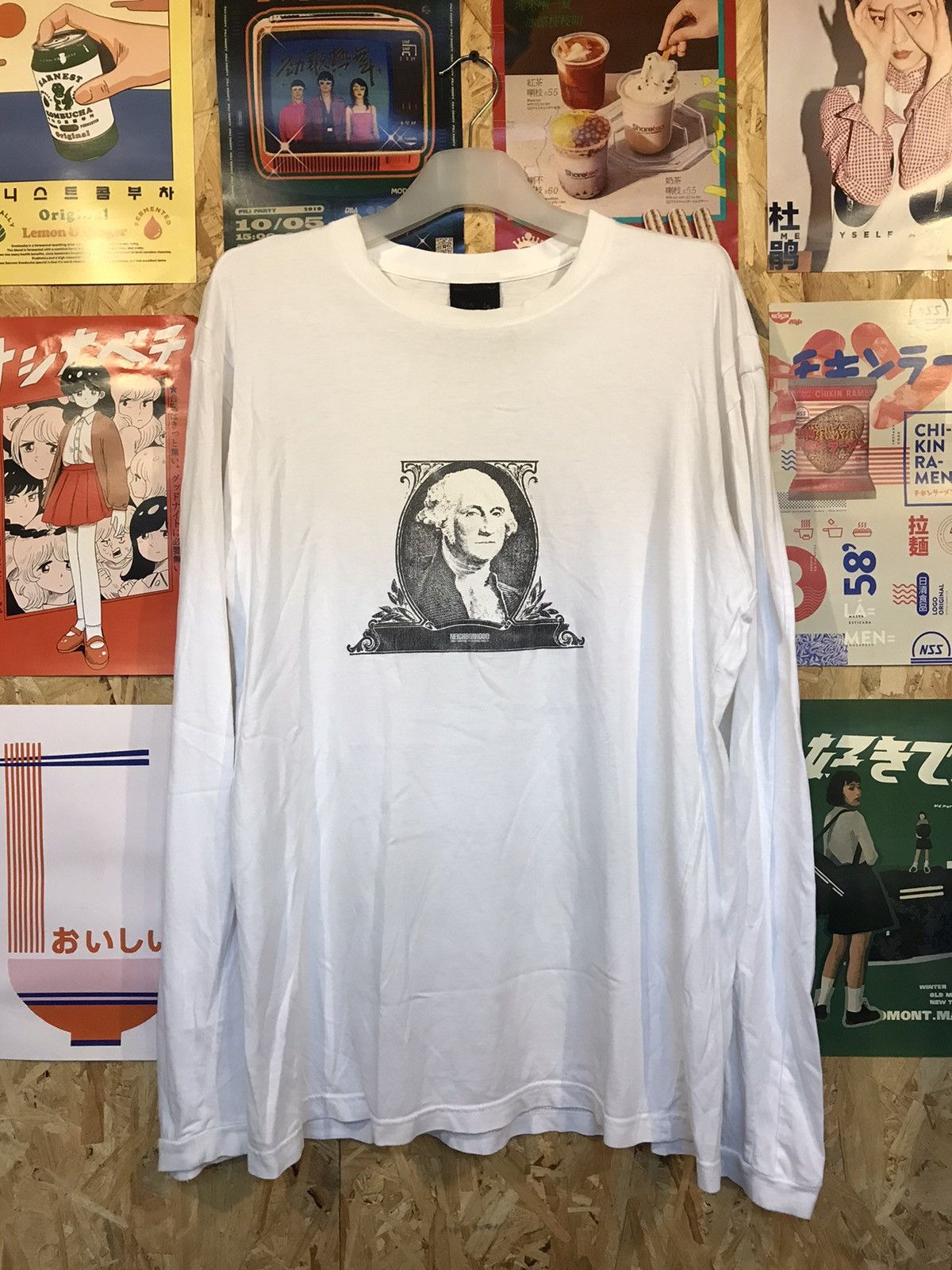 Japanese Brand × Neighborhood × Vintage Vintage Neighborhood Long Sleeve Tee Shirt Size US M / EU 48-50 / 2 - 1 Thumbnail