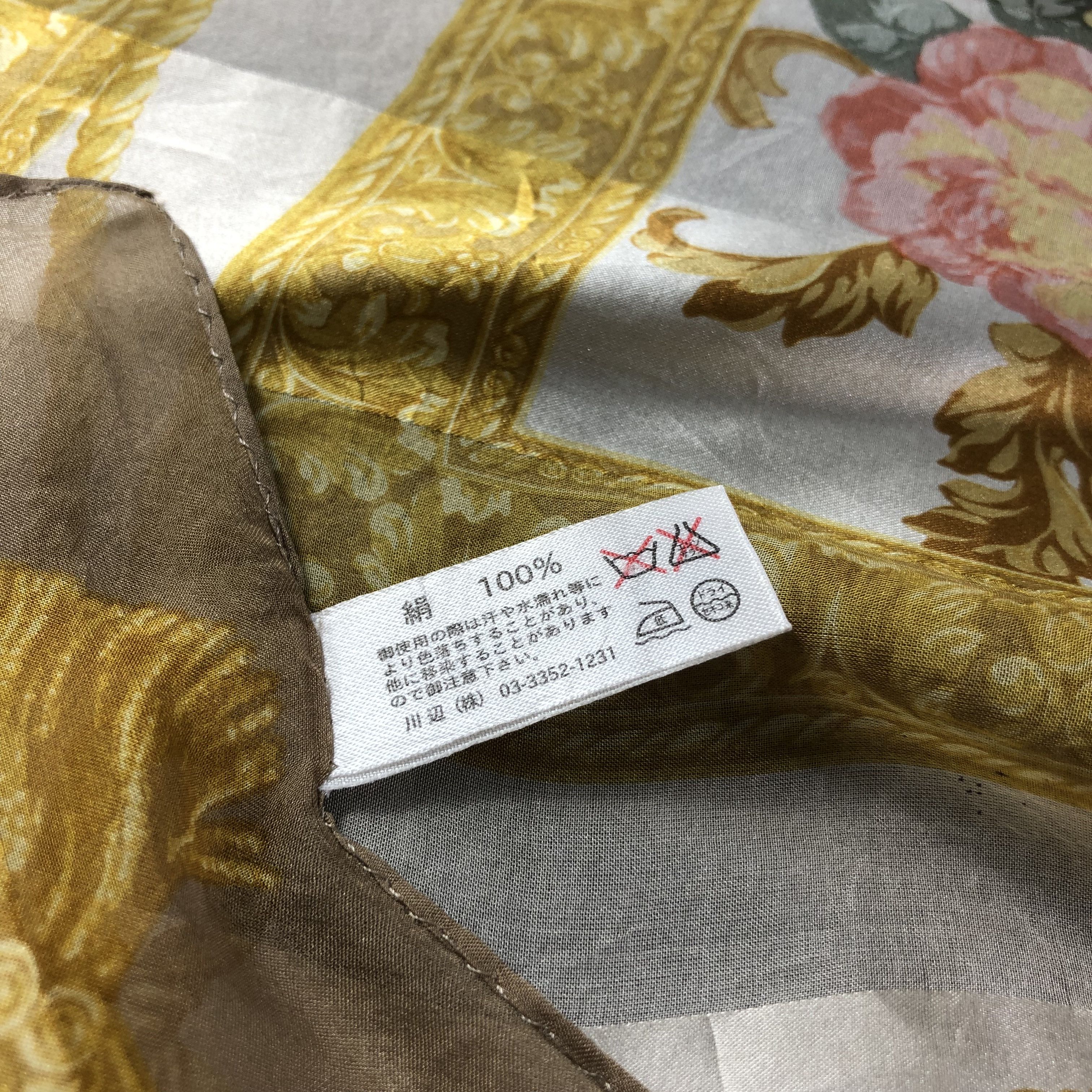Mario Valentino Mario Valentino Luxury Silk Scarf M748 Size ONE SIZE - 5 Thumbnail