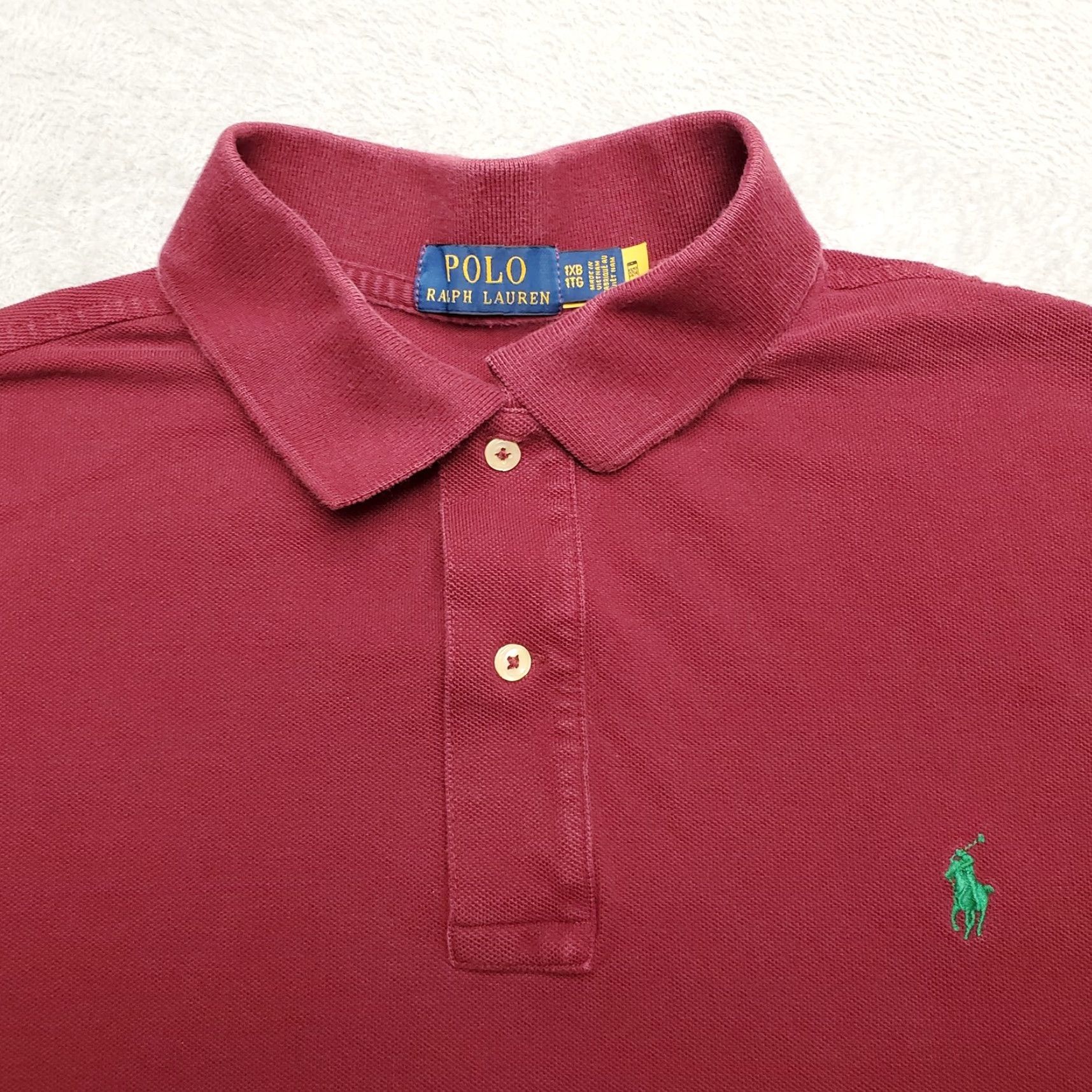 Polo Ralph Lauren Polo Ralph Lauren Shirt Men 1XB Maroon Cotton Classic Pullover Casual Big 1X Shirt Mens Big 1X Maroon Cotton Polo Ralph Lauren Shirt Mens Big 1X Size US XL / EU 56 / 4 - 2 Thumbnail