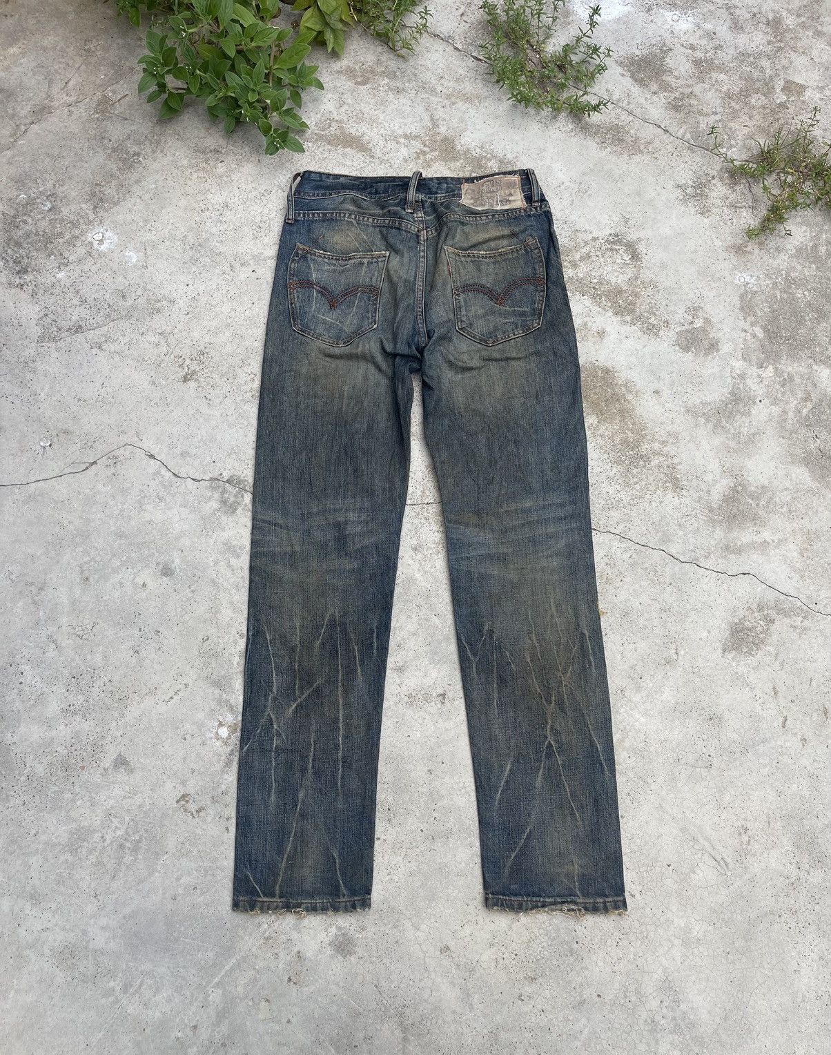 Levi's Vintage 90s Levi’s Copper Line Heavy Distressed Denim Jeans Size US 31 - 2 Thumbnail
