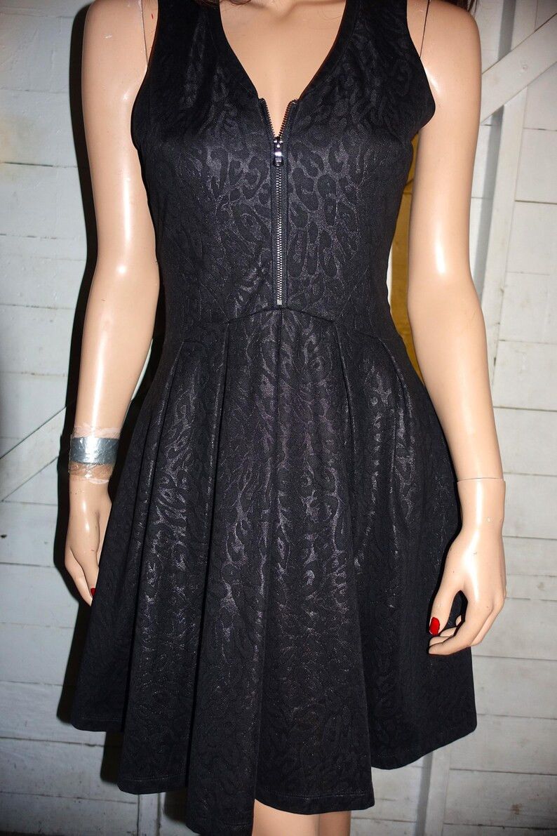 Guess Guess Los Angeles Black Animal Print Tank Dress 4 Size S / US 4 / IT 40 - 2 Thumbnail
