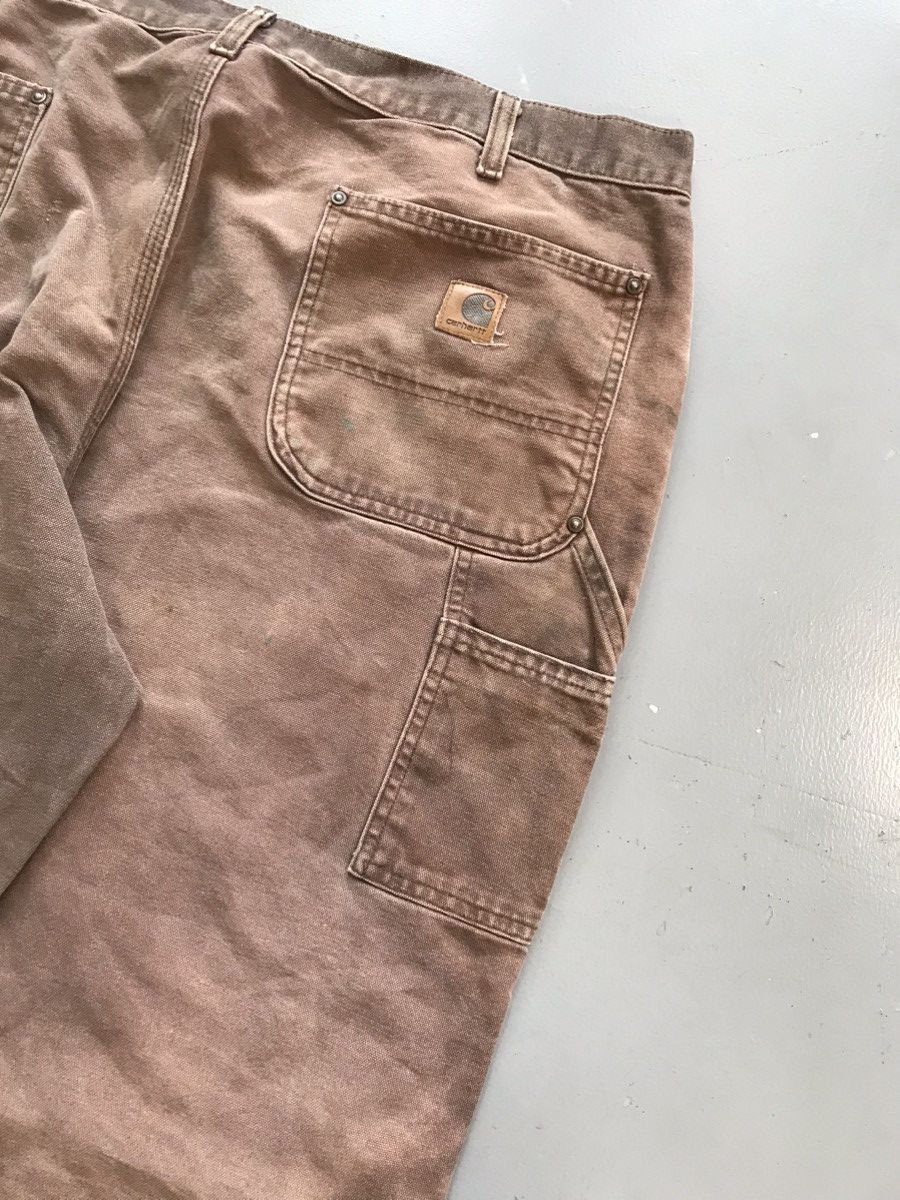 Carhartt × Vintage Vintage Carhartt B136 DKB double knee carpenter denim Size US 42 / EU 58 - 8 Thumbnail