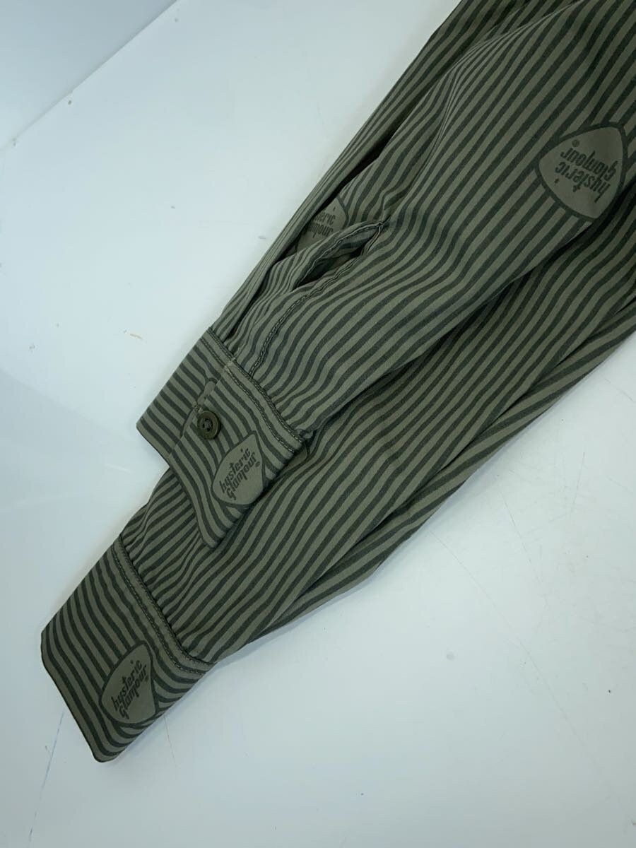 Hysteric Glamour Hysteric Glm Sound Vibration Stripe Poly LS Shirt Khaki Size US S / EU 44-46 / 1 - 5 Thumbnail