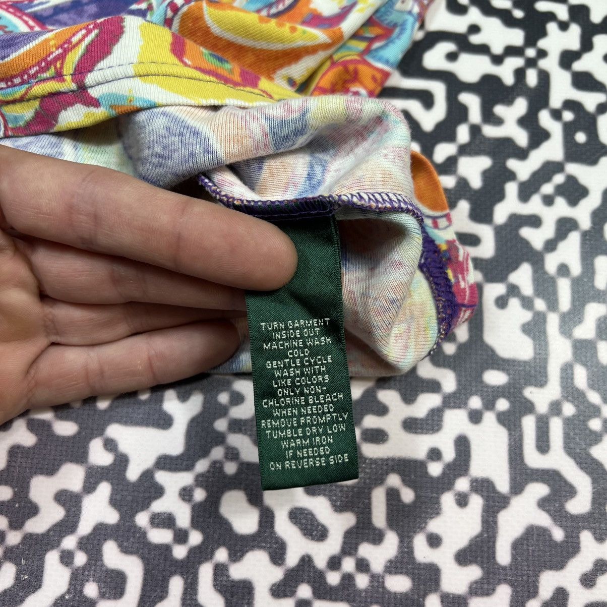 Lauren Ralph Lauren Vintage Y2K Lauren Ralph Lauren Art Luxury Floral T-shirt Size S / US 4 / IT 40 - 13 Thumbnail