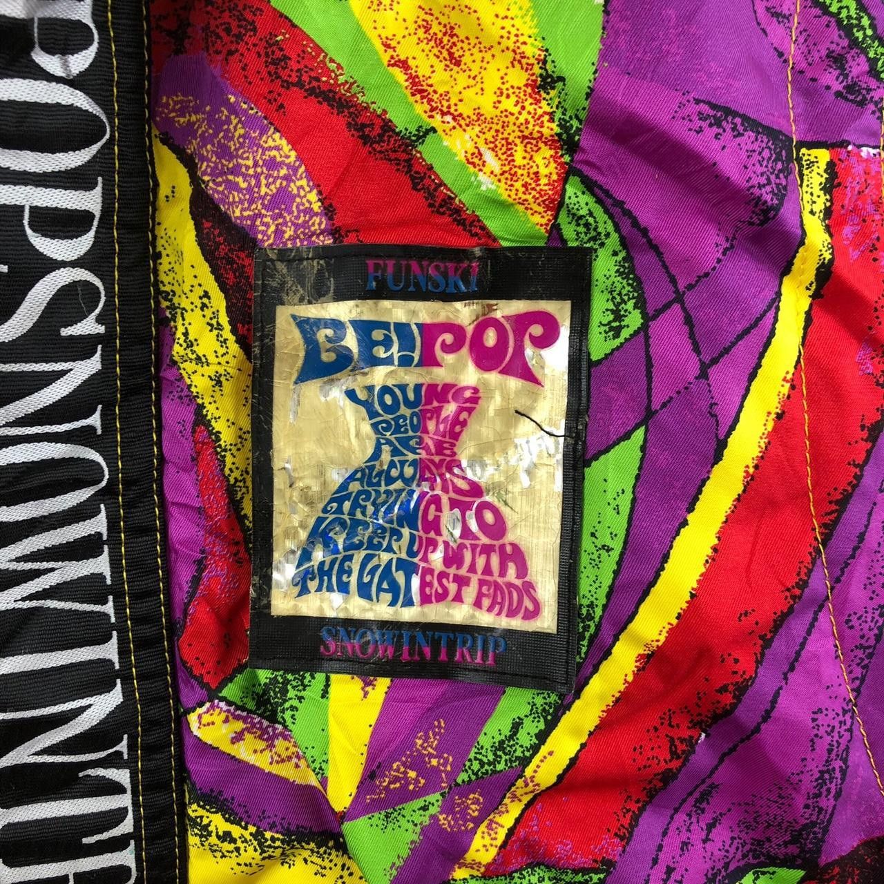 Vintage Vintage BE! POP JAPANA Colourful AOP Over Print Ski Jacket Size M / US 6-8 / IT 42-44 - 8 Thumbnail