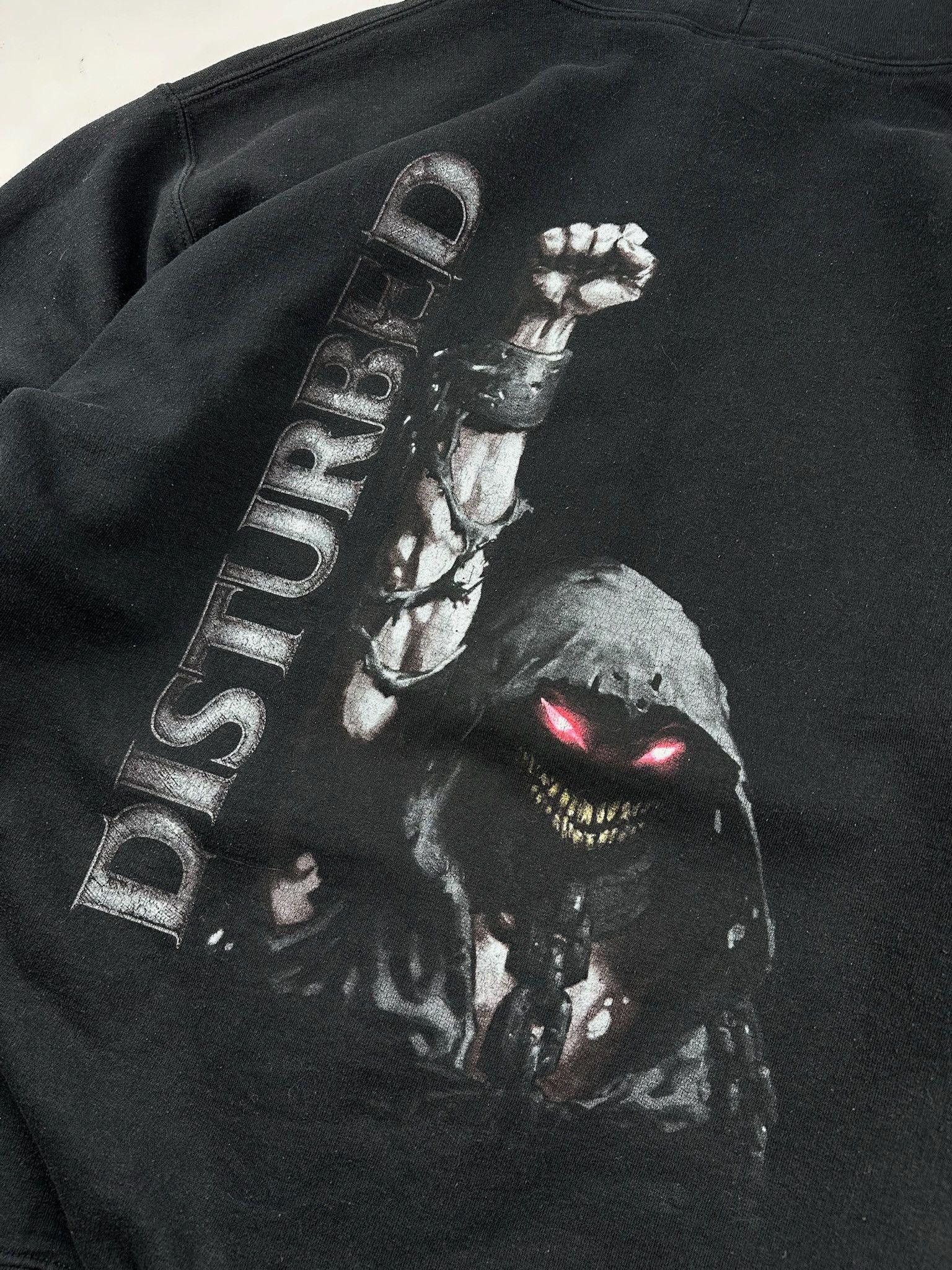 Band Tees Vintage Disturbed Black Hoodie (System of a Down) Size US L / EU 52-54 / 3 - 8 Thumbnail