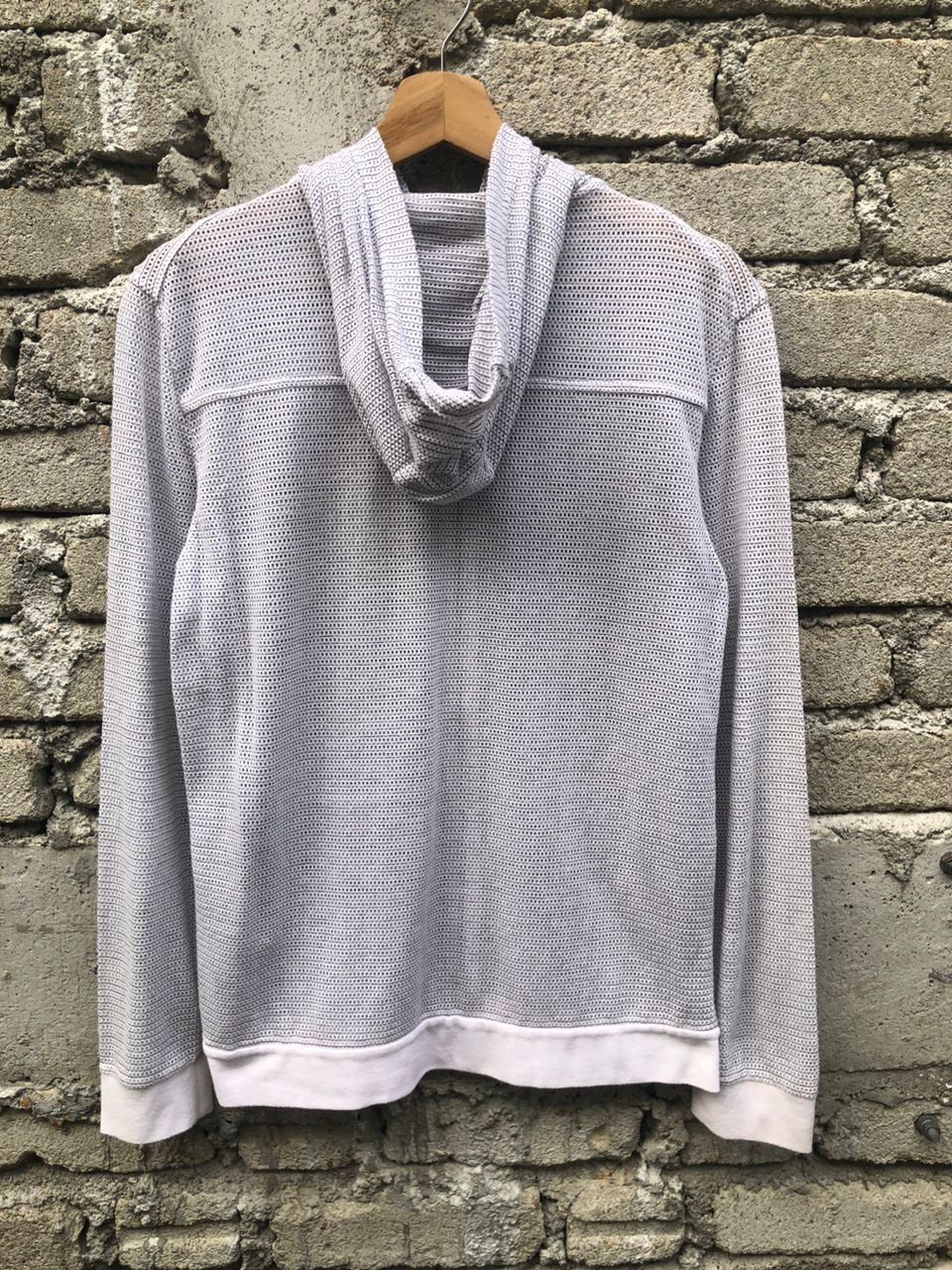 Armani Exchange G-Fall-2014 Armani Exchange Mesh Hoodie Zipper Size S / US 4 / IT 40 - 3 Thumbnail