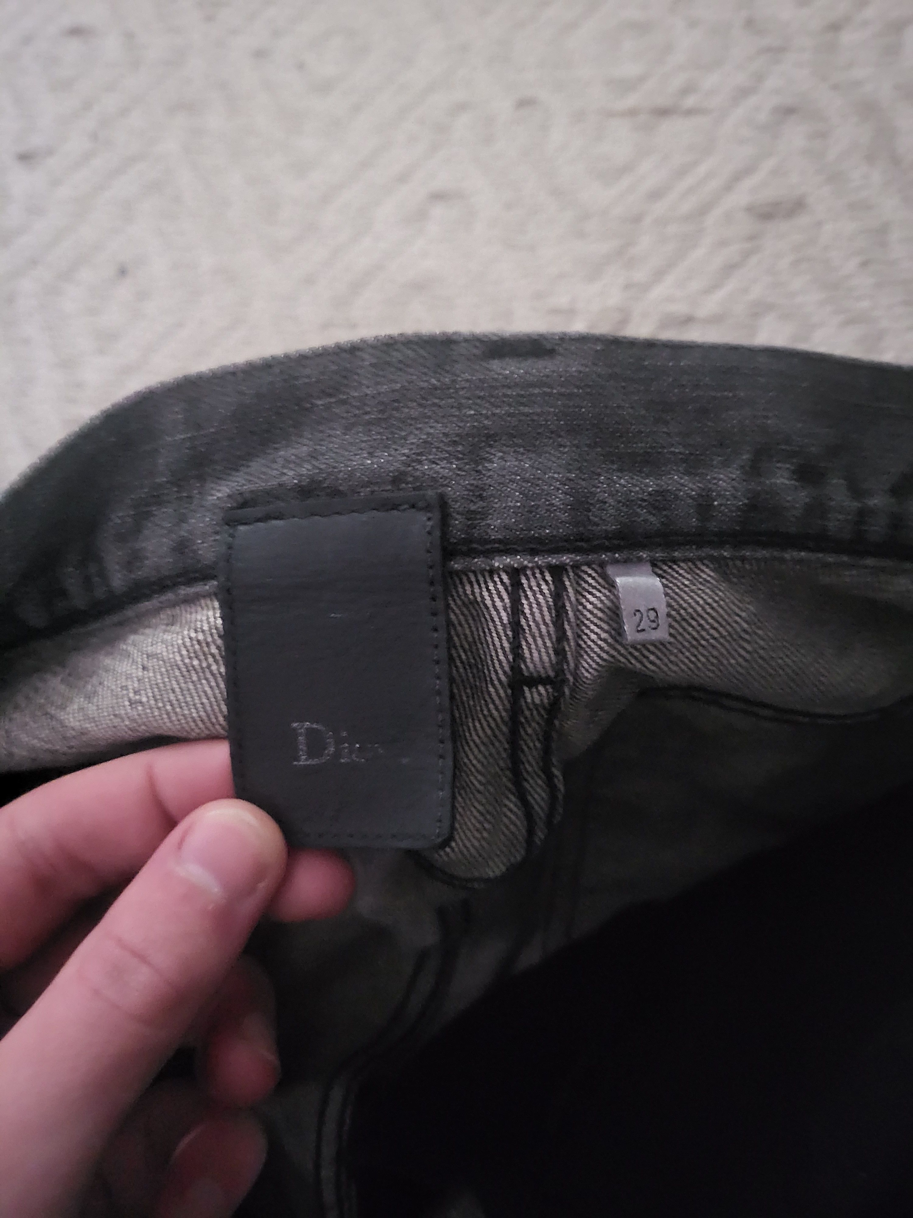 Dior KVA era Black clawmarks Size US 29 - 3 Thumbnail