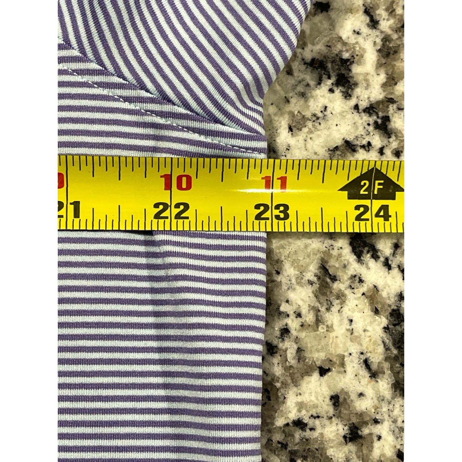 Vintage Greyson Polo Shirt Mens Large Purple Striped Short Sleeve Performance Golf Shirt Size US L / EU 52-54 / 3 - 5 Thumbnail
