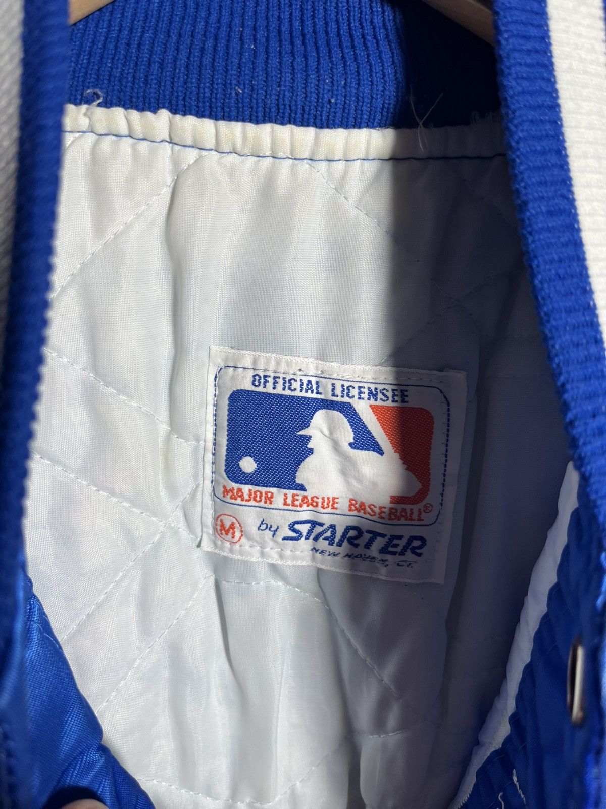 MLB × Starter × Vintage Vintage 90s Starter Kansas City royals script satin jacket Size US M / EU 48-50 / 2 - 4 Thumbnail