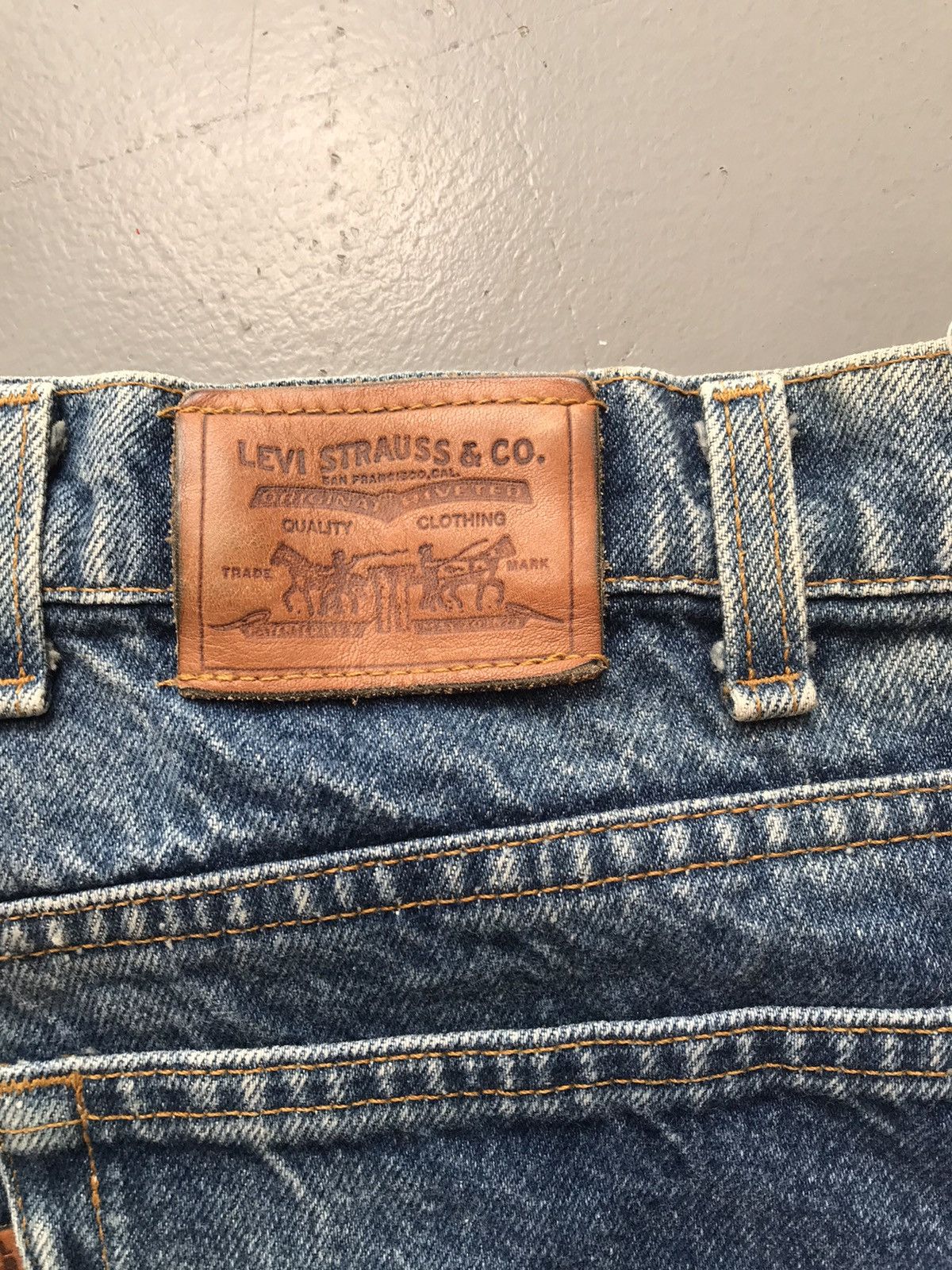 Levi's × Vintage Vintage Levi’s orange tab big size baggy fit denim Size US 42 / EU 58 - 9 Thumbnail