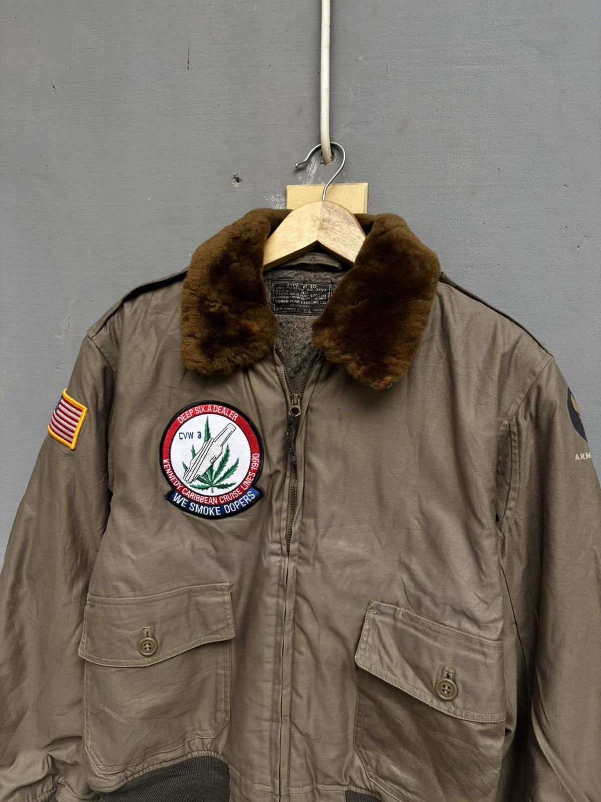 Buzz Rickson's B10 bomber military buzzricksons Toyo enterprise jacket Size US L / EU 52-54 / 3 - 3 Thumbnail