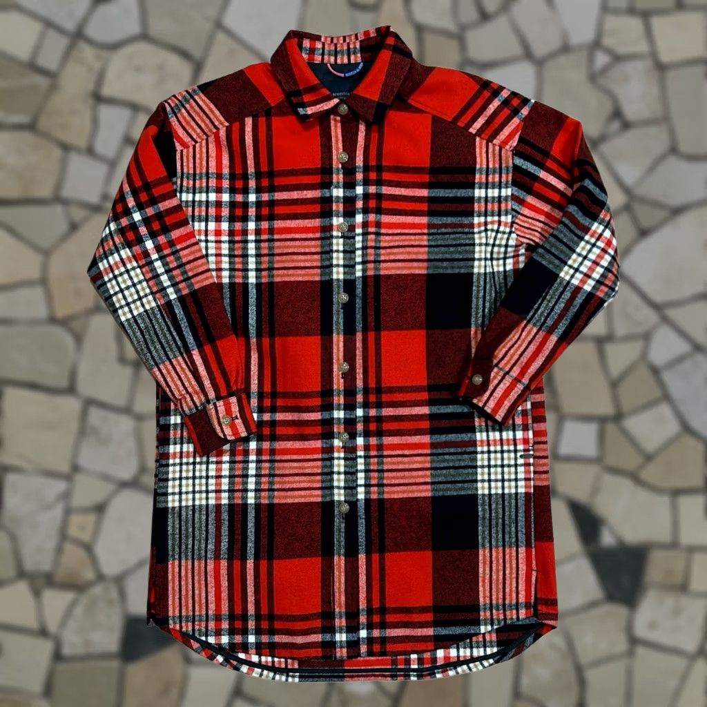 Scotch & Soda Scotch & Soda Shirt Jacket Red Plaid Tartan Long Sleeve Woman's XS Size XS / US 0-2 / IT 36-38 - 1 Thumbnail
