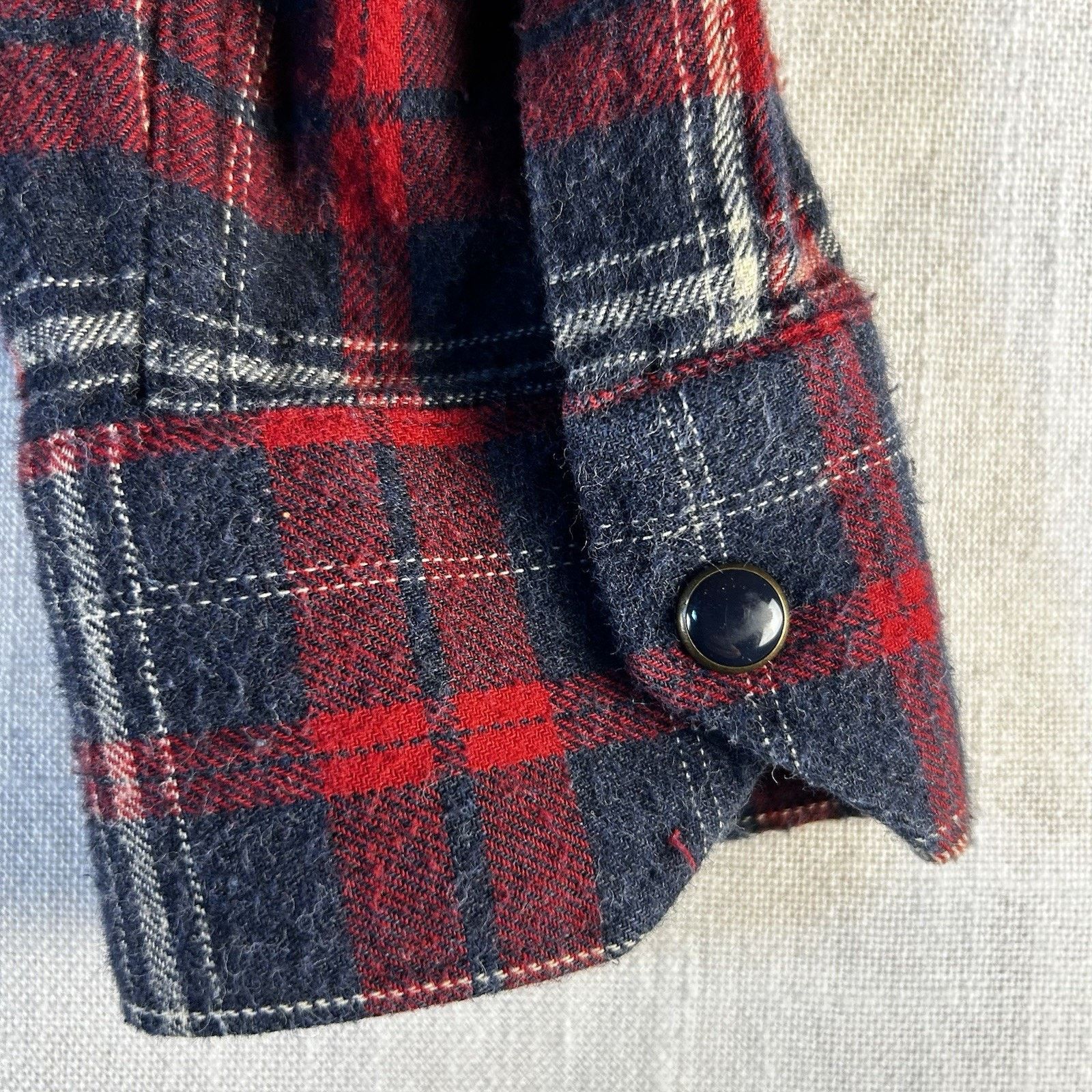 Zara Zara Flannel Shirt Men S Slim Blue/Red Plaid Snap Size US S / EU 44-46 / 1 - 8 Thumbnail