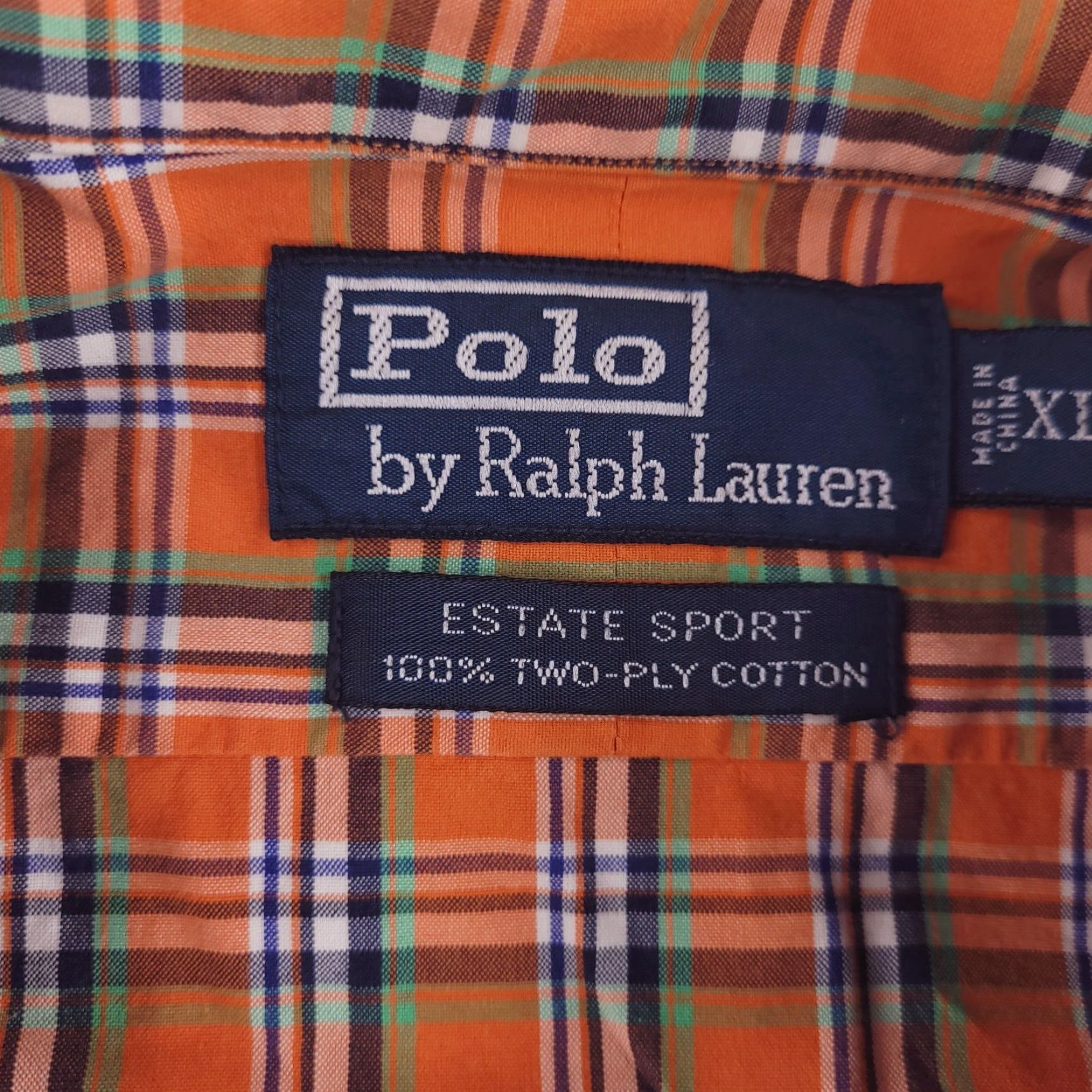 Polo Ralph Lauren Polo Ralph Lauren Shirt Mens XL Orange Long Sleeve Button-Up Casual Size US XL / EU 56 / 4 - 3 Thumbnail