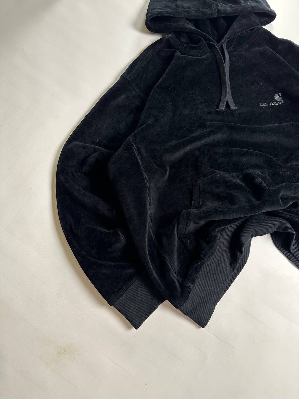 Carhartt Carhartt WIP Velour Hoodie Black Size US XL / EU 56 / 4 - 2 Thumbnail