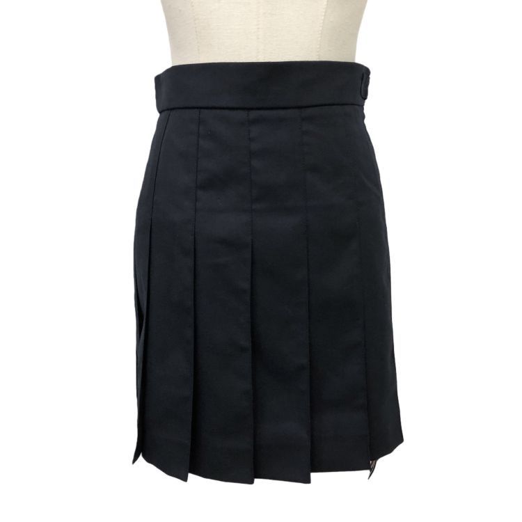 Thom Browne Thom Browne Navy Mini Pleated Skirt Size 36 Size 25" / US 0 / IT 36 - 1 Thumbnail