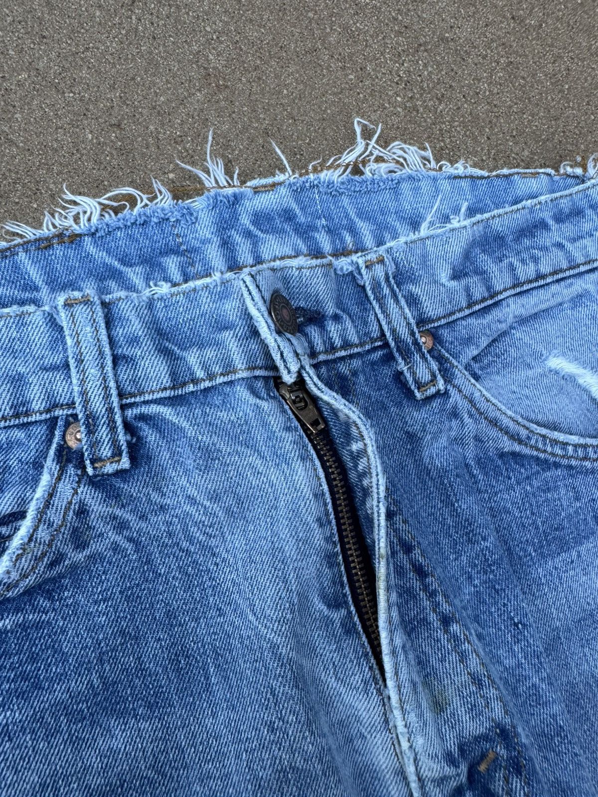 Levi's Vtg 80s Levi’s 505 Orange Tab Faded Jeans Denim Size 29x29 Size US 29 - 5 Thumbnail