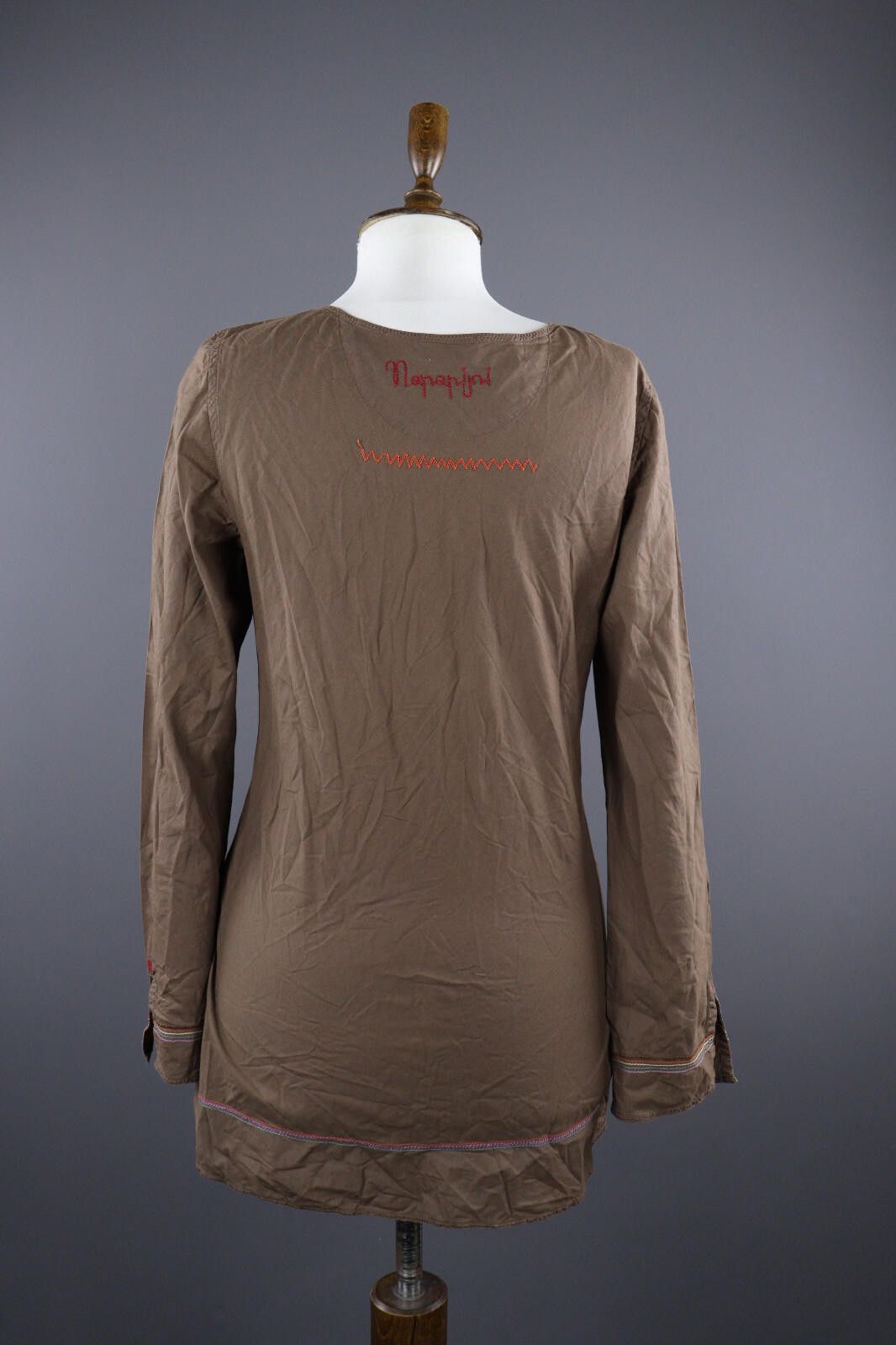 Napapijri Napapijri Summer Casual Basic Blouse Tunic Shirt Size M Size M / US 6-8 / IT 42-44 - 5 Thumbnail