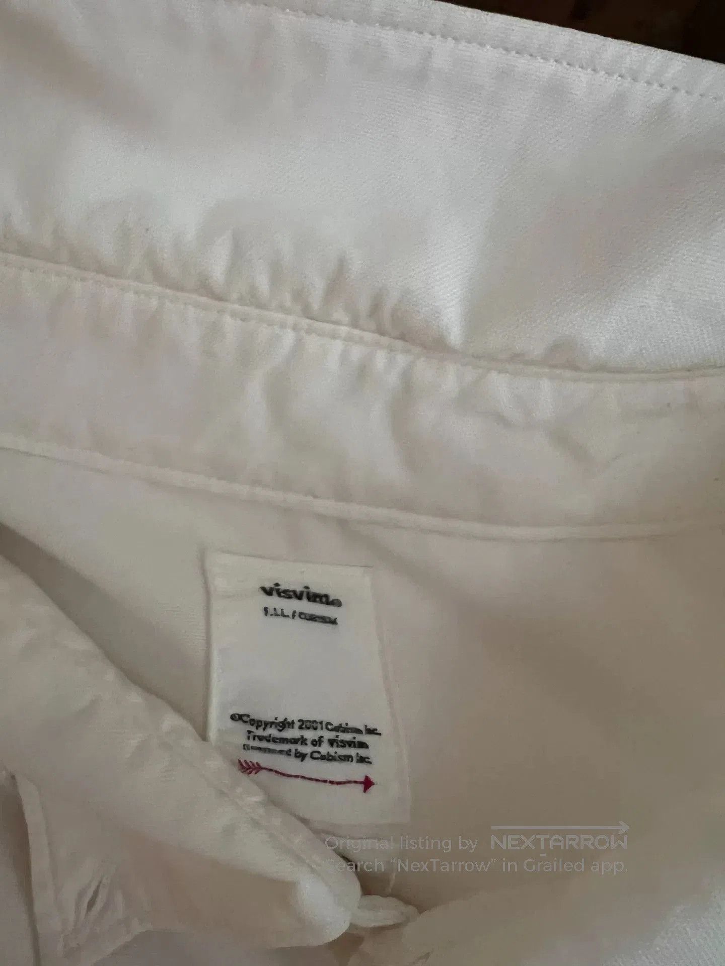 Visvim visvim white drop sleeve shirt. Size US M / EU 48-50 / 2 - 9 Thumbnail