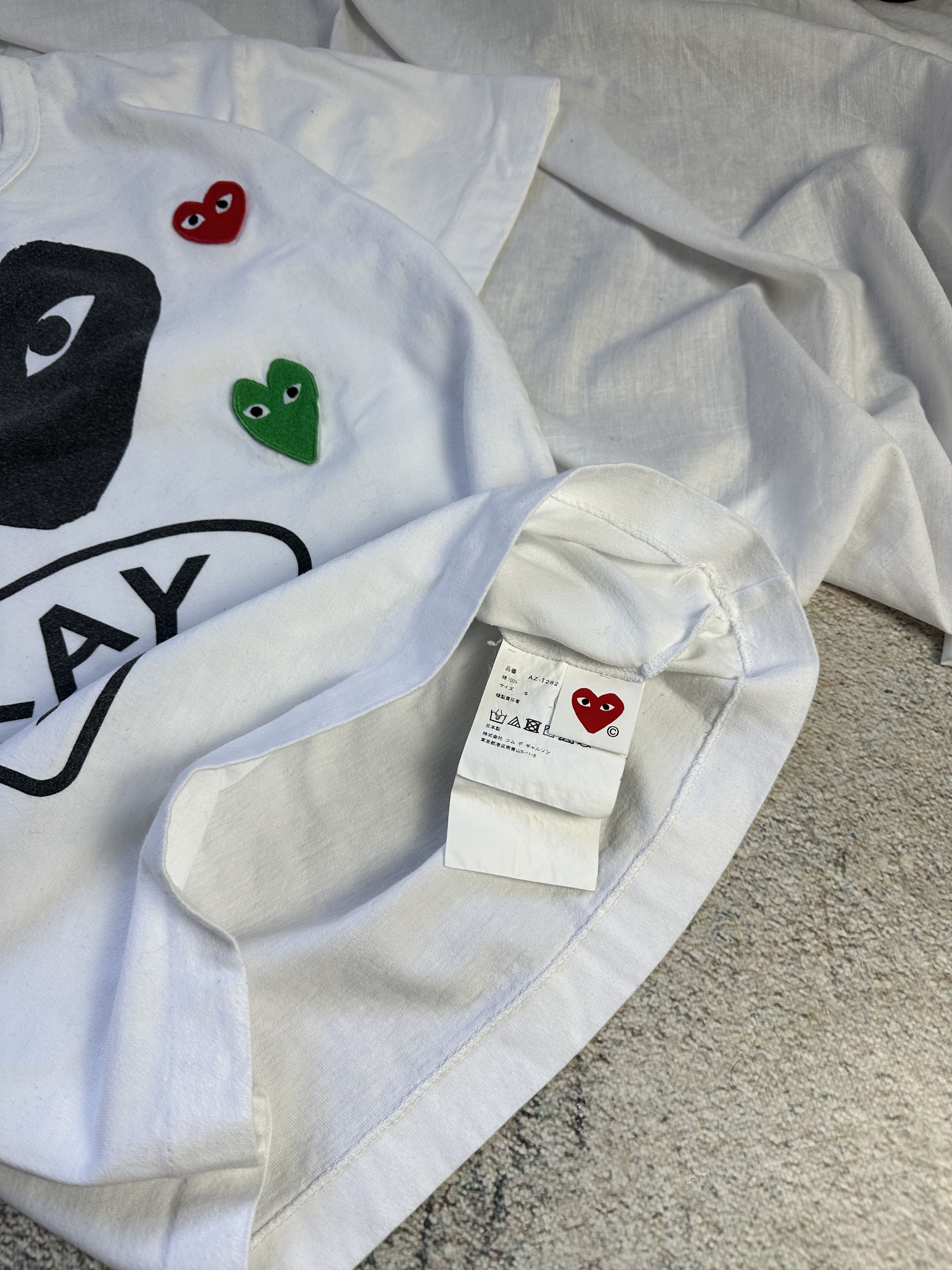 Comme des Garcons × Japanese Brand × Vintage Comme Des Garcons tshirt multi logo Size S / US 4 / IT 40 - 6 Thumbnail