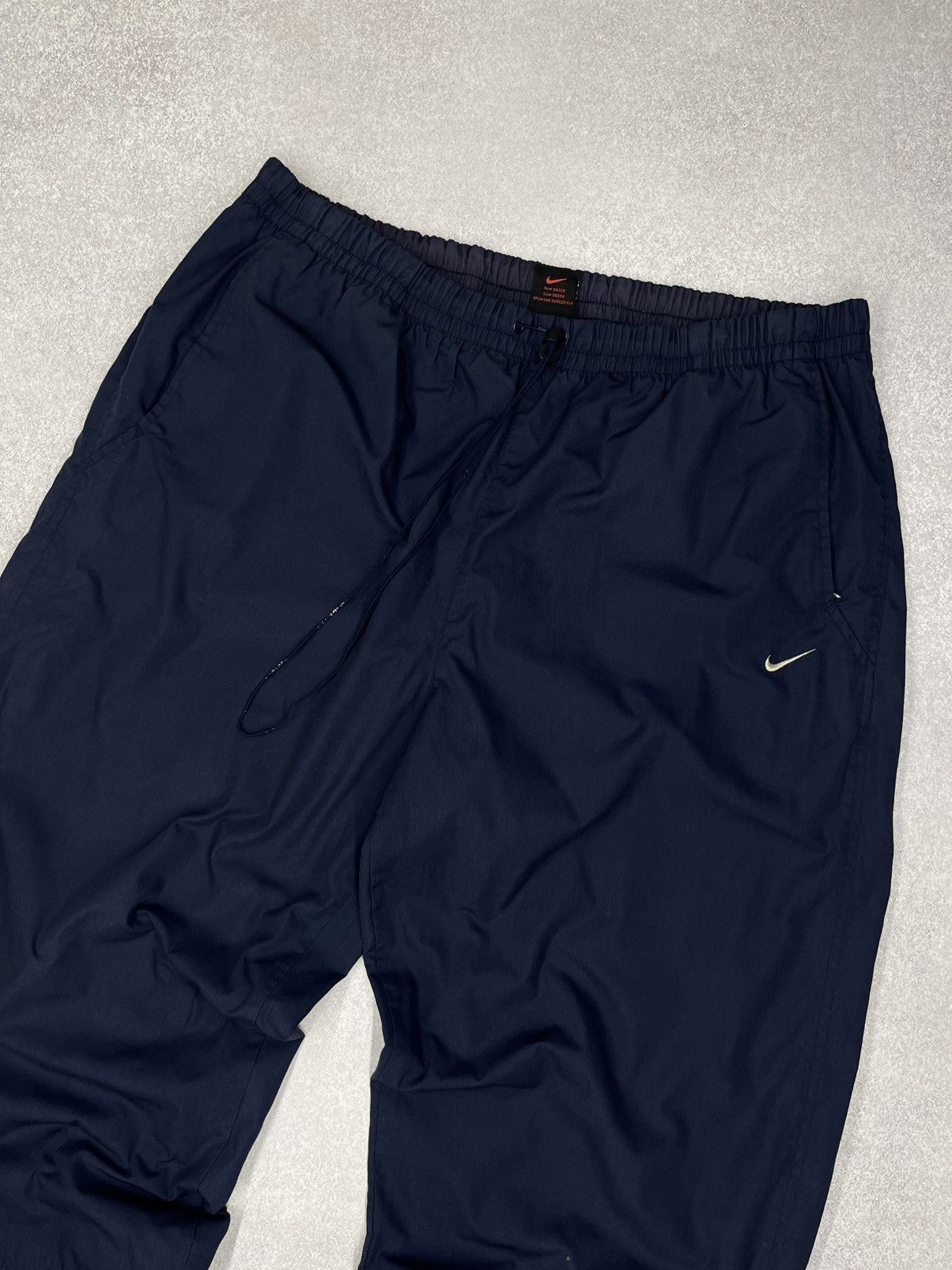 Nike Vintage Nike Nylon Sweatpants Navy Double Logo Y2K ACG TECH Size US 36 / EU 52 - 3 Thumbnail